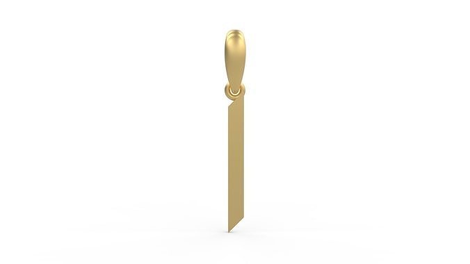 Initial Letters Pendant New Victoria I 3D print model