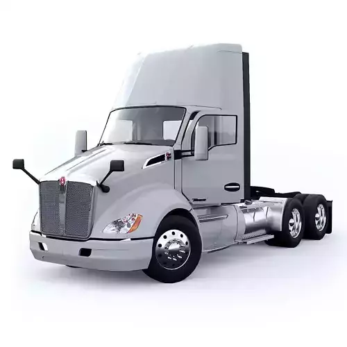 Truck Kenworth T680 DayCab Low-poly 3D model