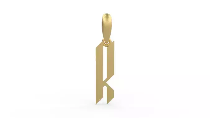 Initial Letters Pendant New Victoria K