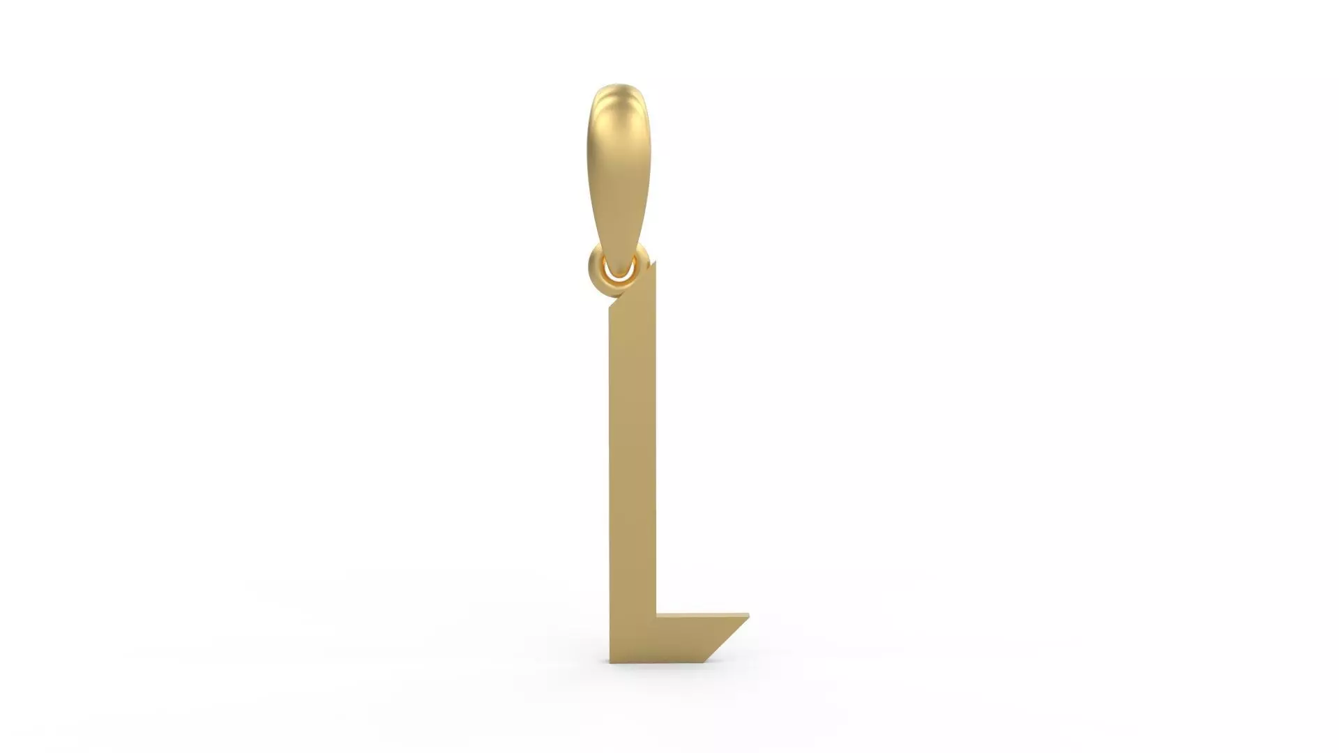 Initial Letters Pendant New Victoria L 3D print model
