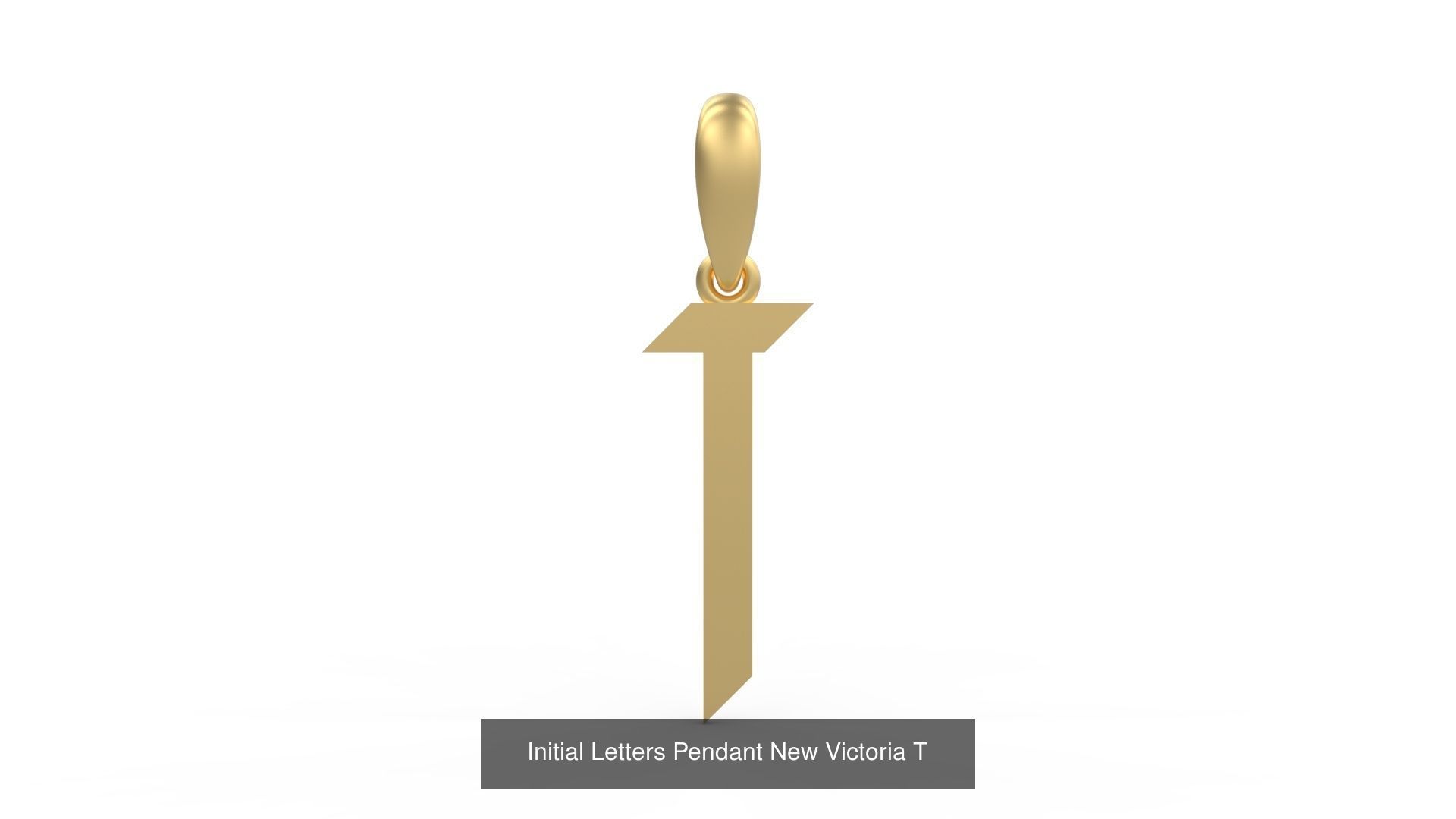 Initial Letters Pendant Alphabets New Victoria 3D Model Collection_22
