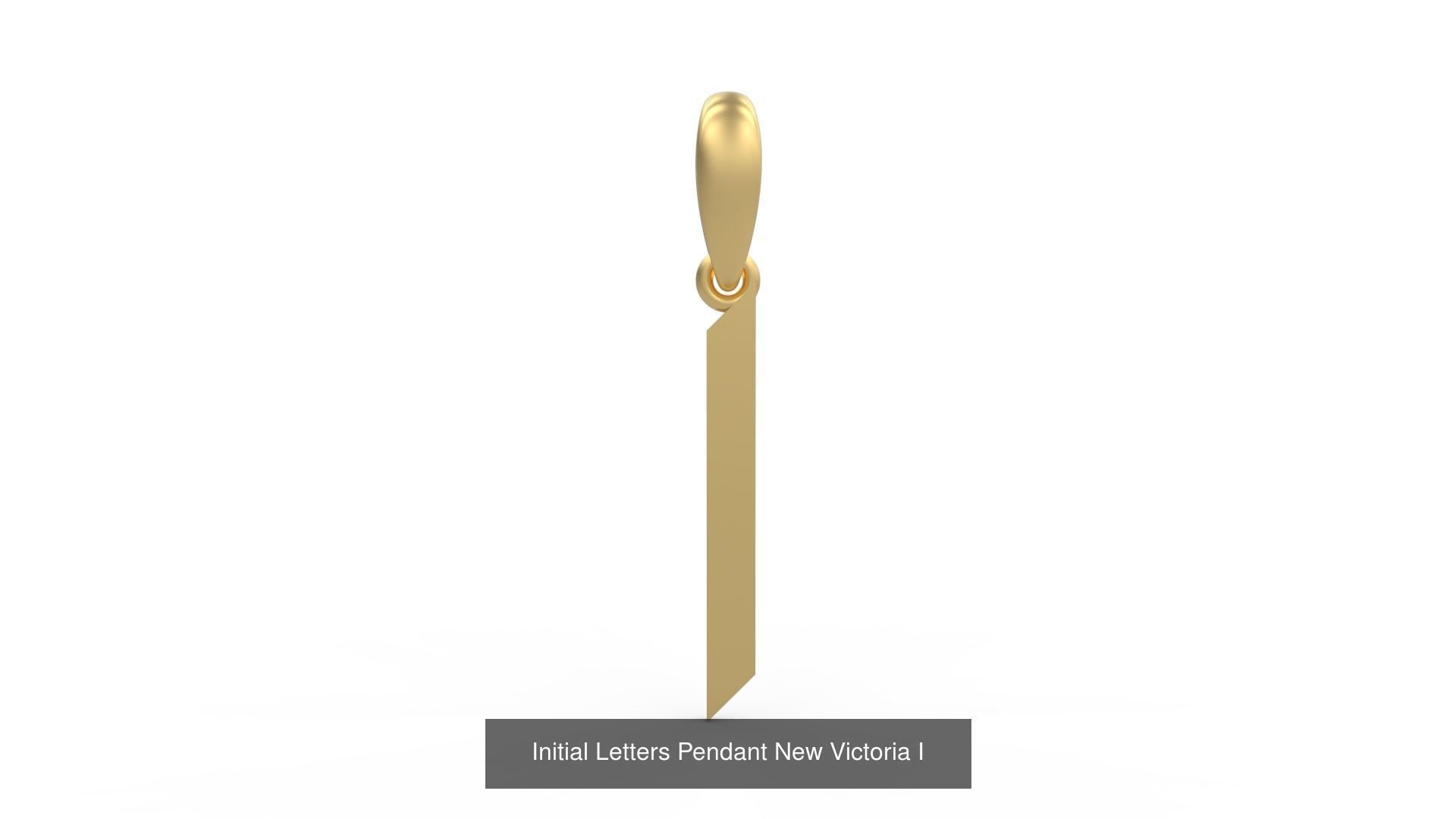 Initial Letters Pendant Alphabets New Victoria 3D Model Collection_11