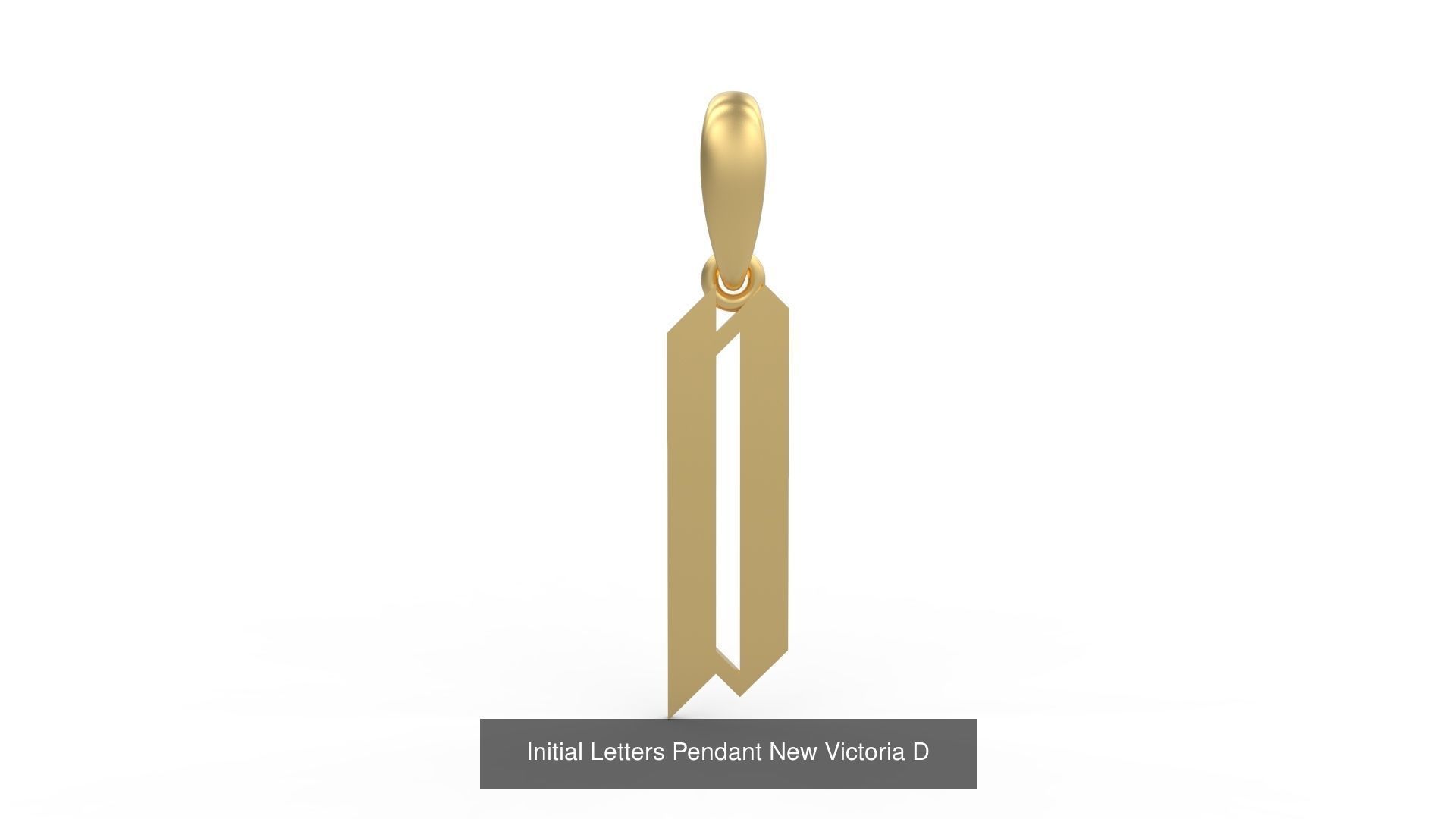 Initial Letters Pendant Alphabets New Victoria 3D Model Collection_6