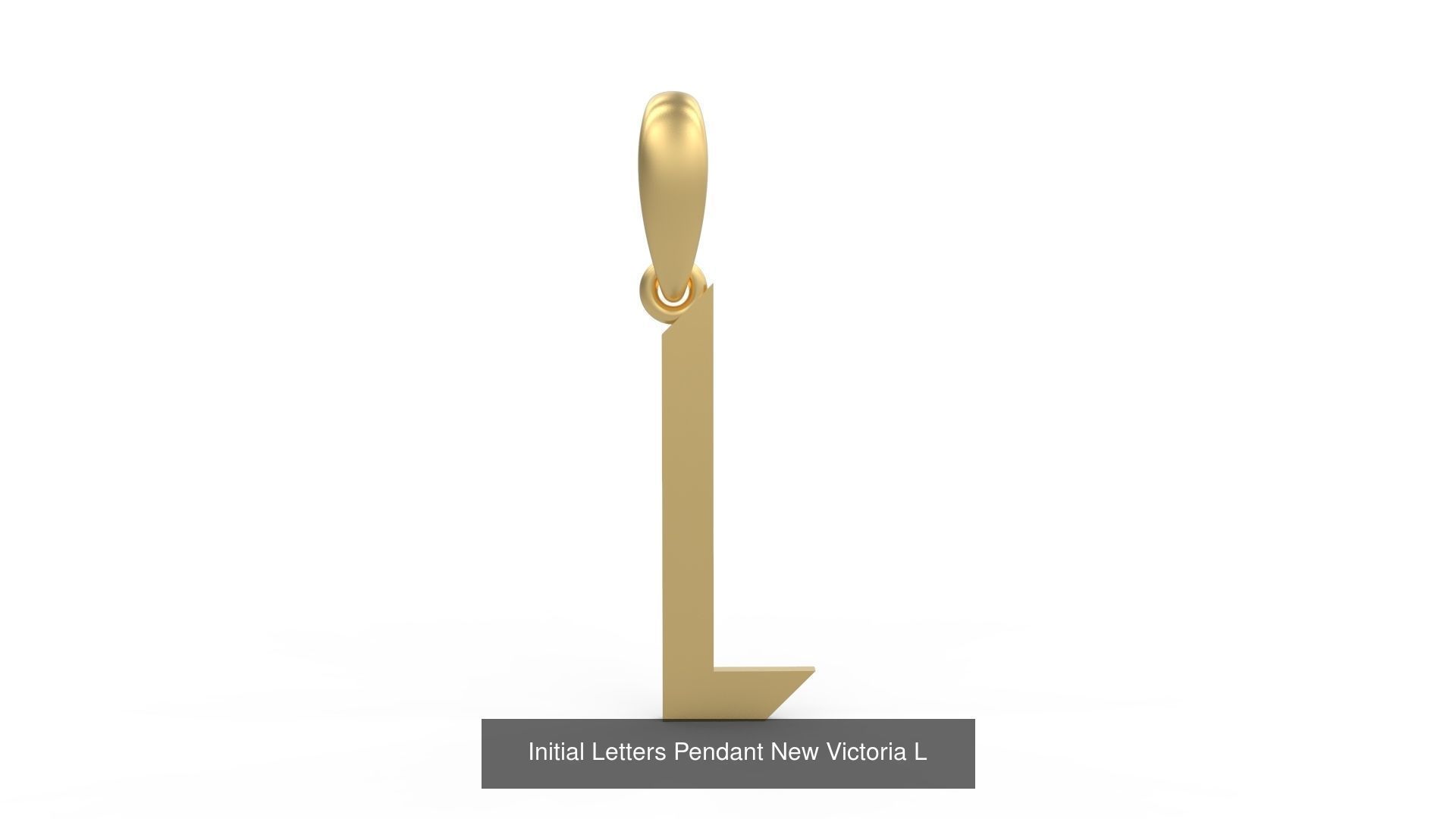 Initial Letters Pendant Alphabets New Victoria 3D Model Collection_14