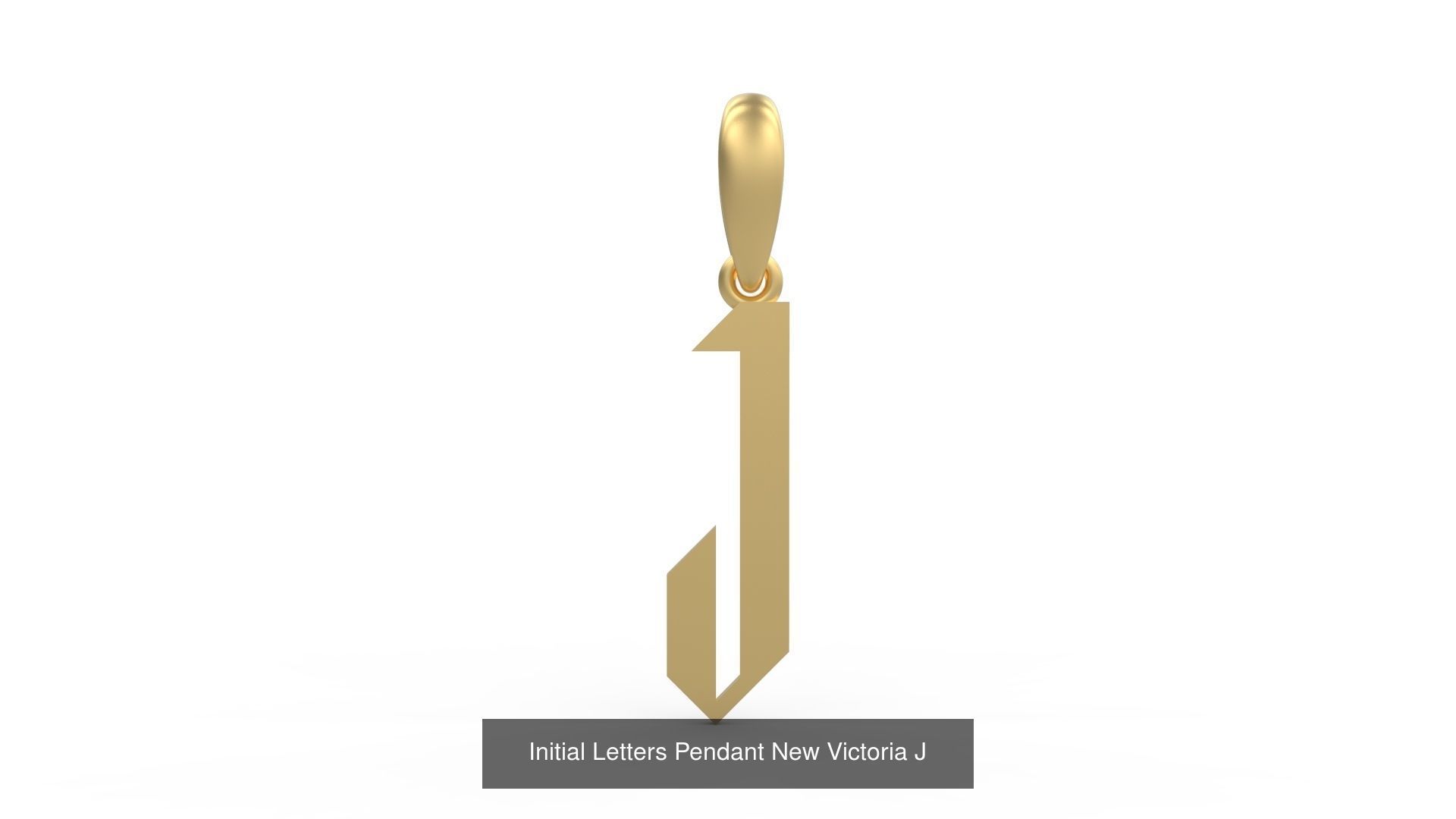 Initial Letters Pendant Alphabets New Victoria 3D Model Collection_12