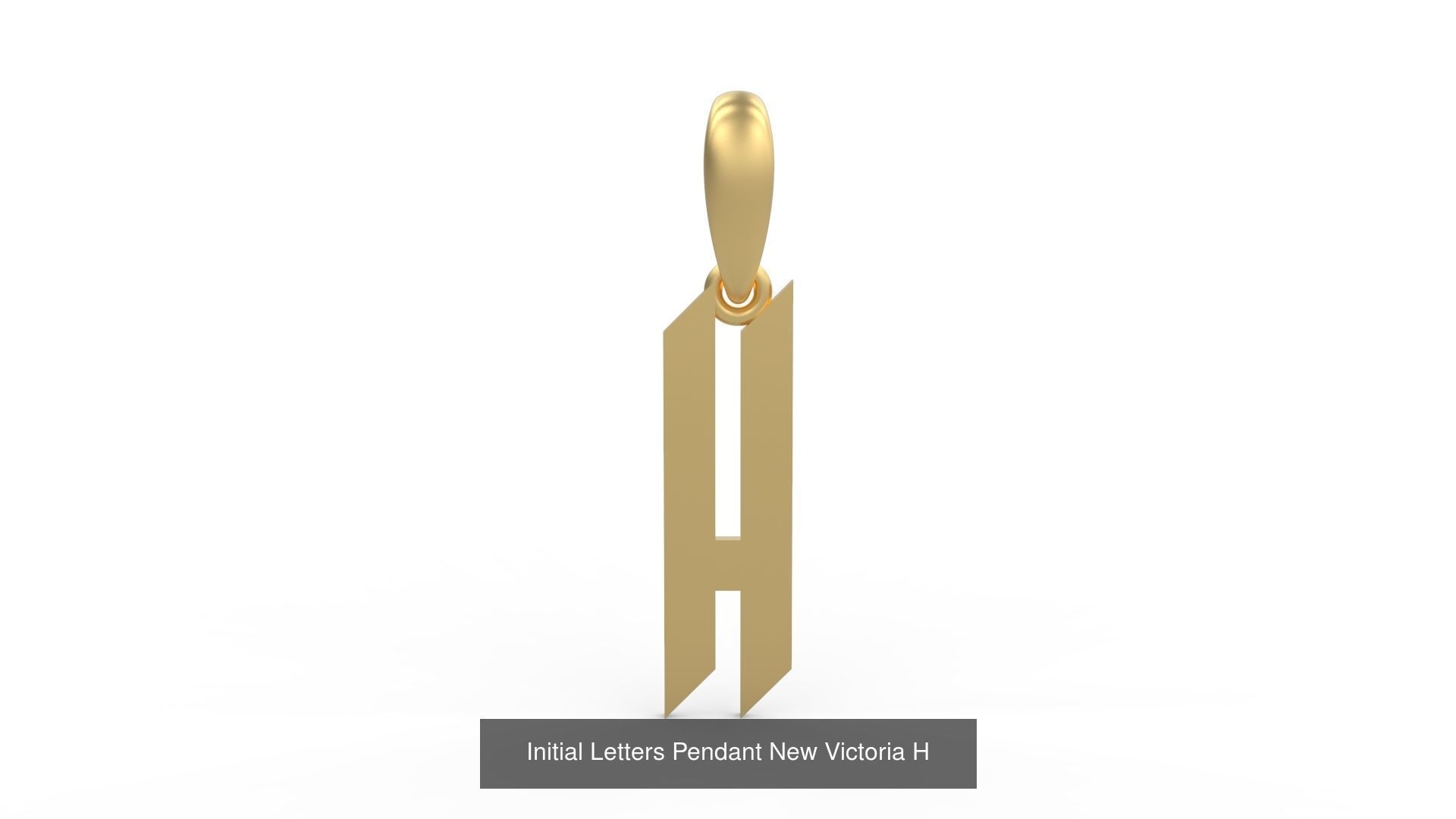 Initial Letters Pendant Alphabets New Victoria 3D Model Collection_10