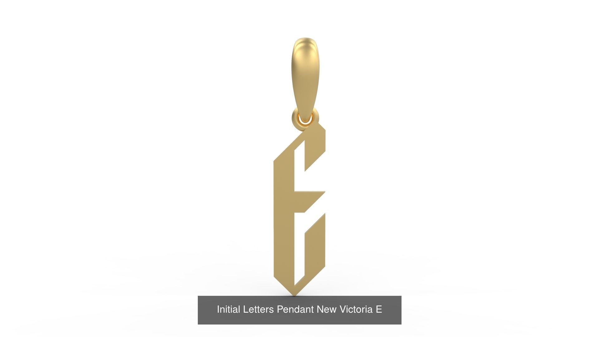 Initial Letters Pendant Alphabets New Victoria 3D Model Collection_7