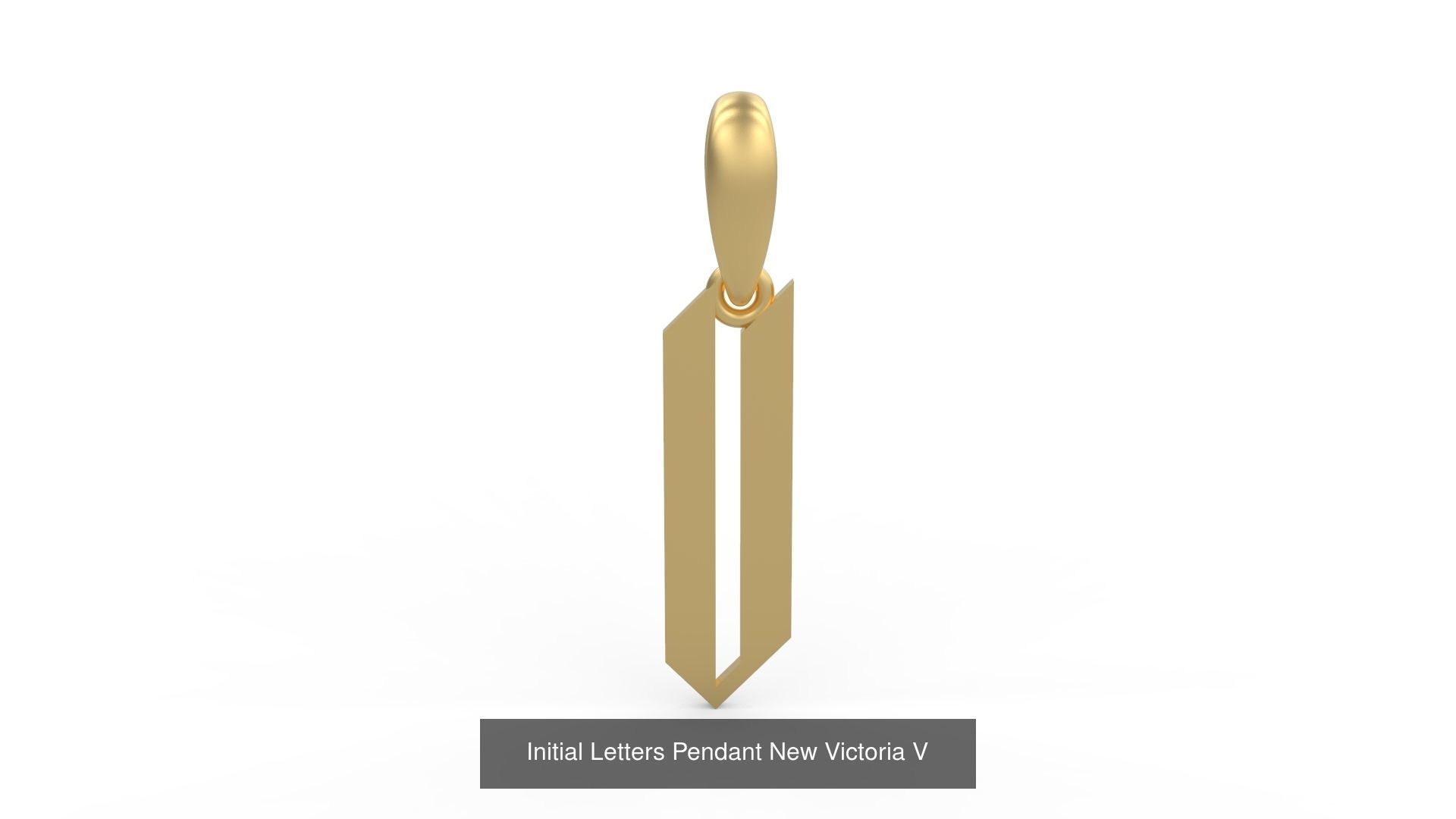 Initial Letters Pendant Alphabets New Victoria 3D Model Collection_24