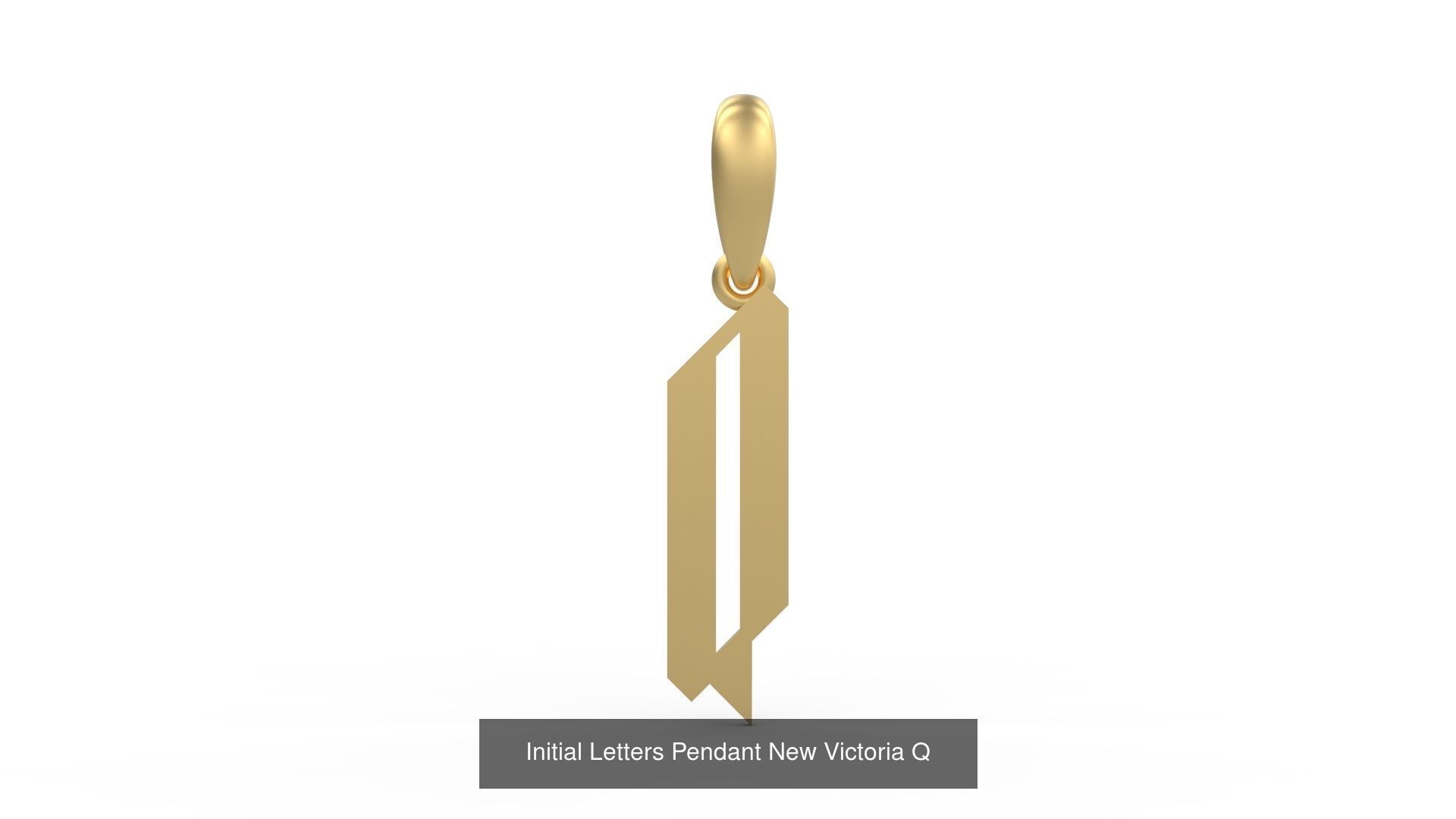 Initial Letters Pendant Alphabets New Victoria 3D Model Collection_19