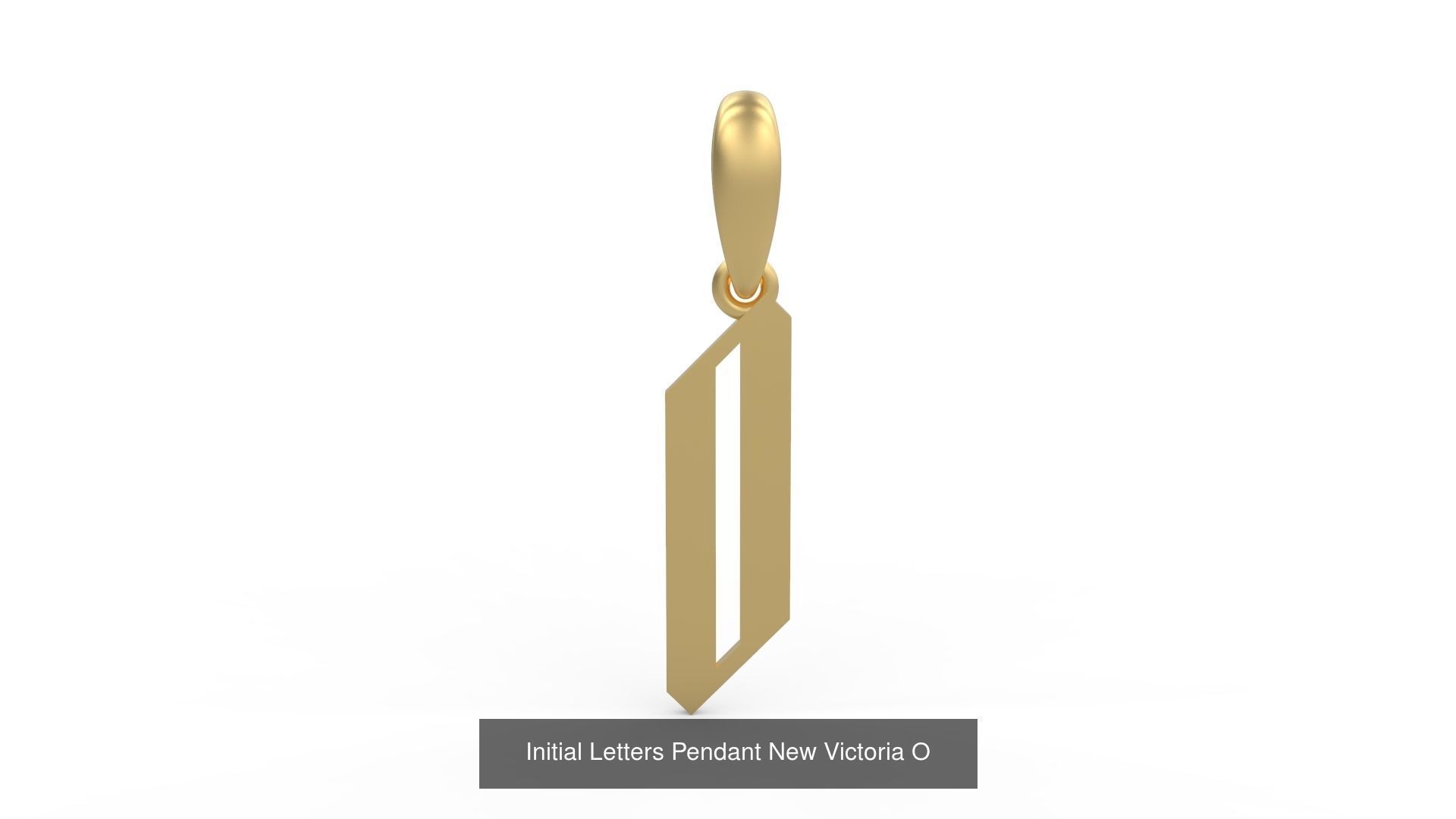 Initial Letters Pendant Alphabets New Victoria 3D Model Collection_17