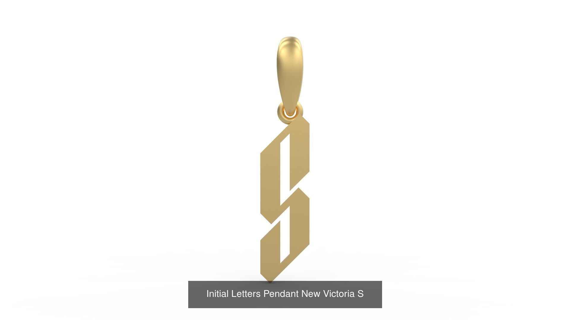 Initial Letters Pendant Alphabets New Victoria 3D Model Collection_21