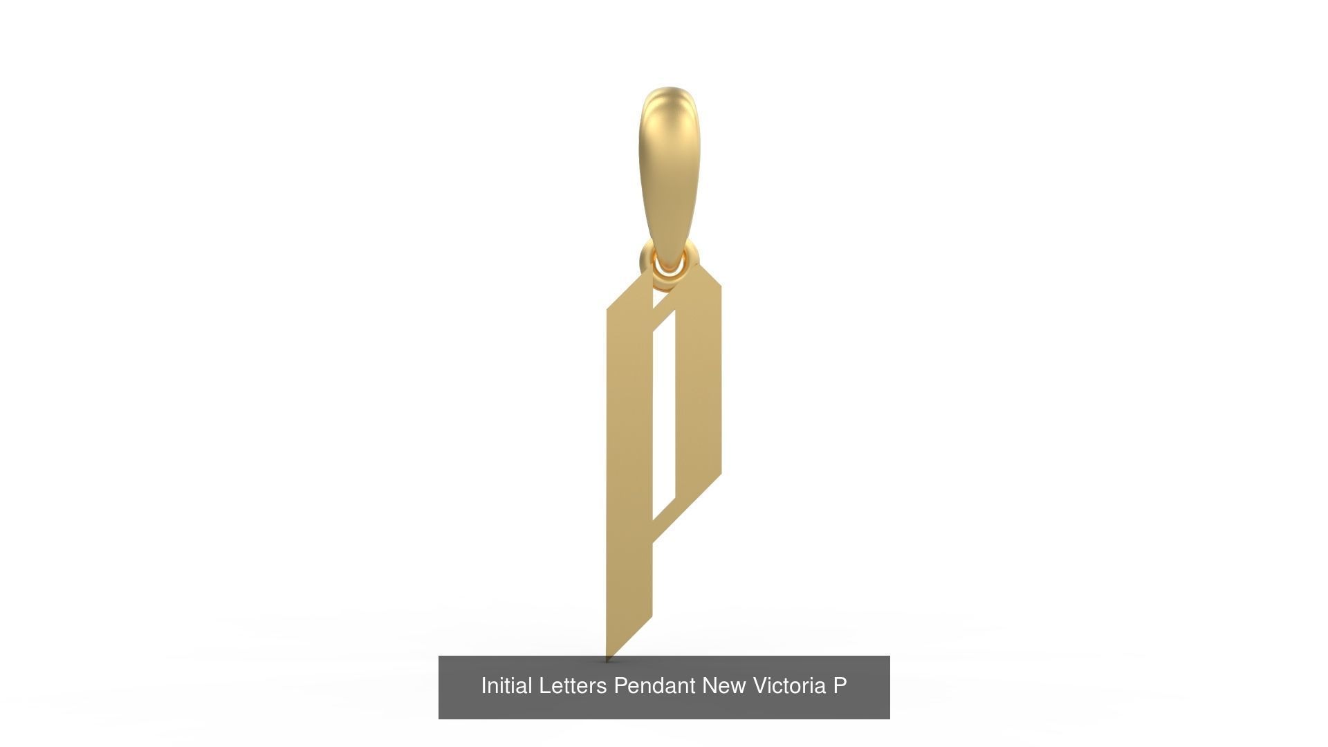 Initial Letters Pendant Alphabets New Victoria 3D Model Collection_18