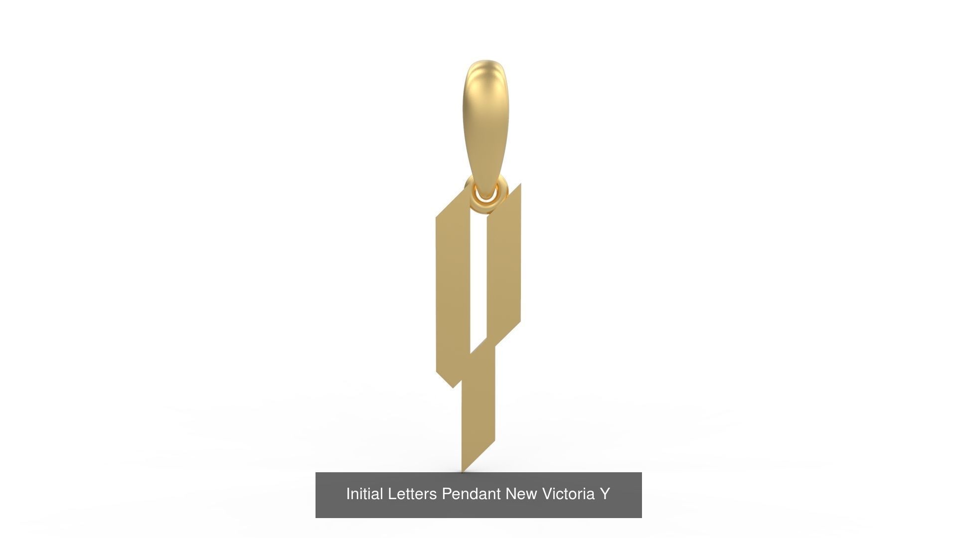 Initial Letters Pendant Alphabets New Victoria 3D Model Collection_27