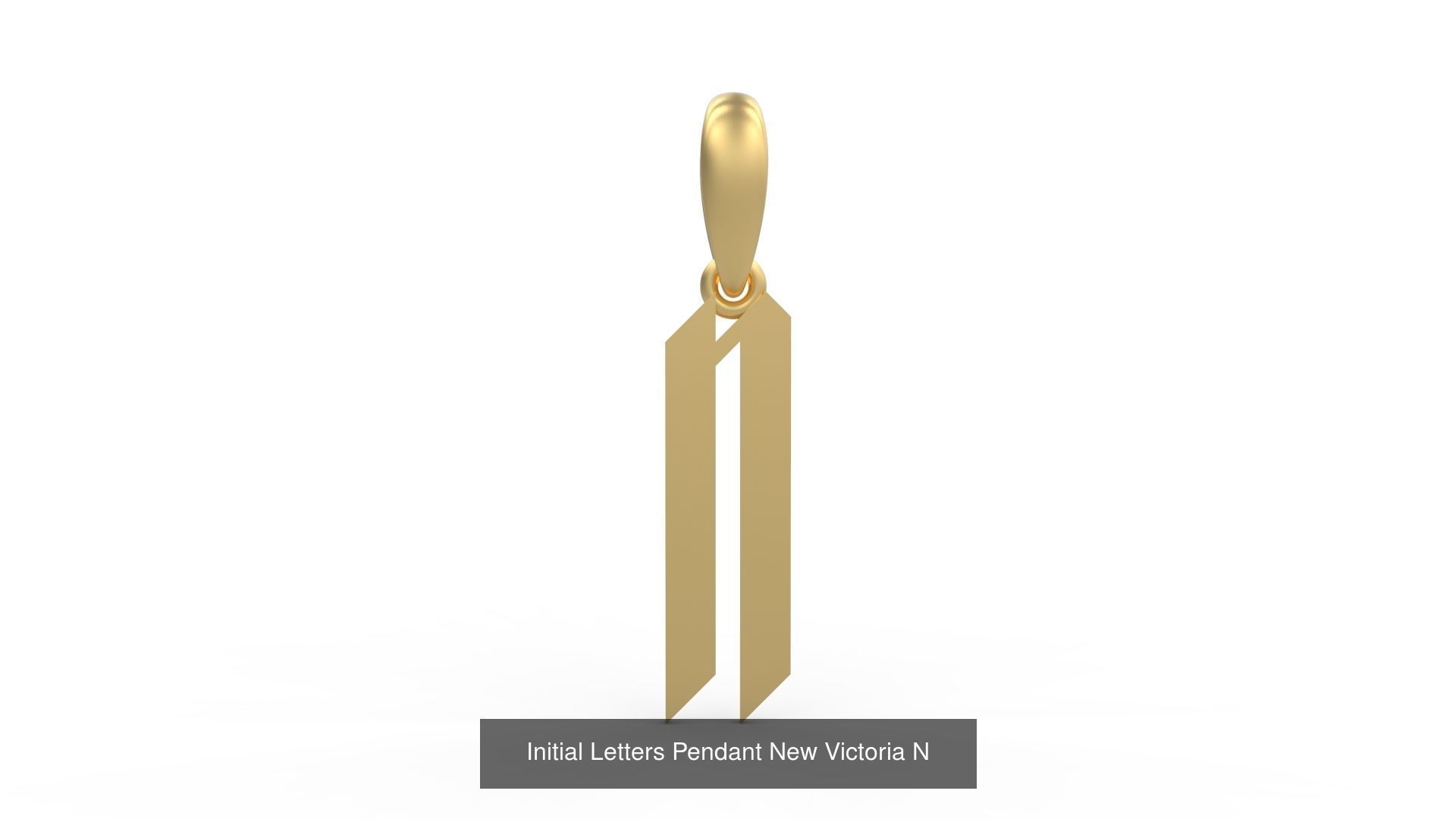 Initial Letters Pendant Alphabets New Victoria 3D Model Collection_16