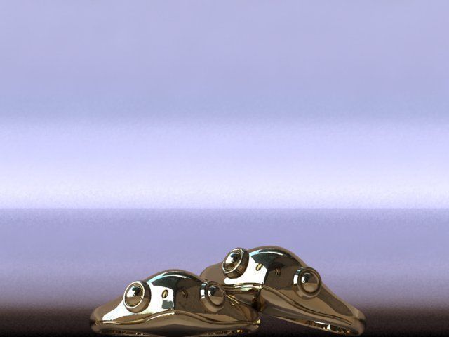 Frog Ring 3D print model_2