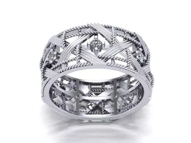 Design Band Ring 3D print model_0