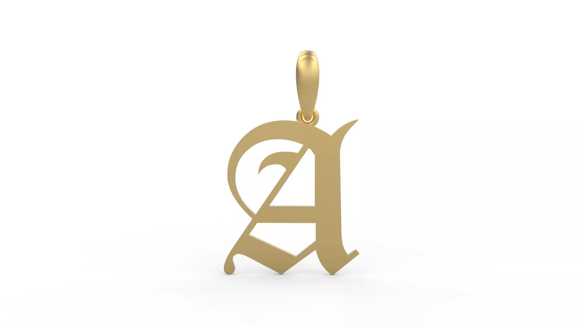 Initial Letters Pendant Old London A 3D print model