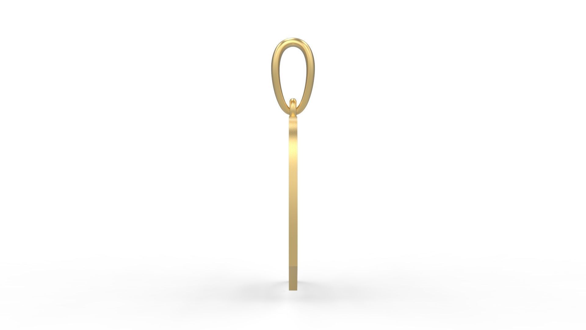 Initial Letters Pendant Old London D 3D print model_2