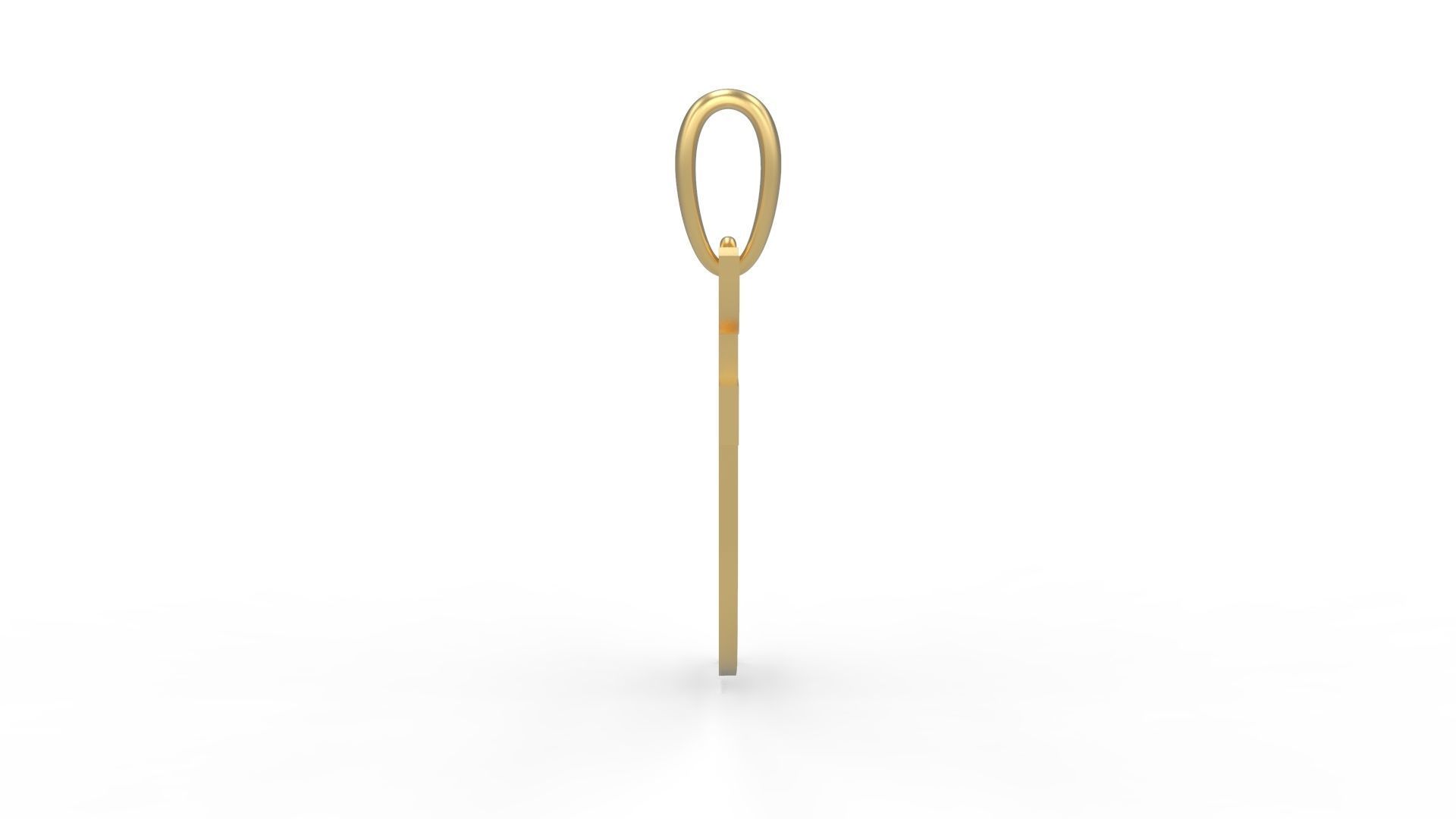 Initial Letters Pendant Old London F 3D print model_2