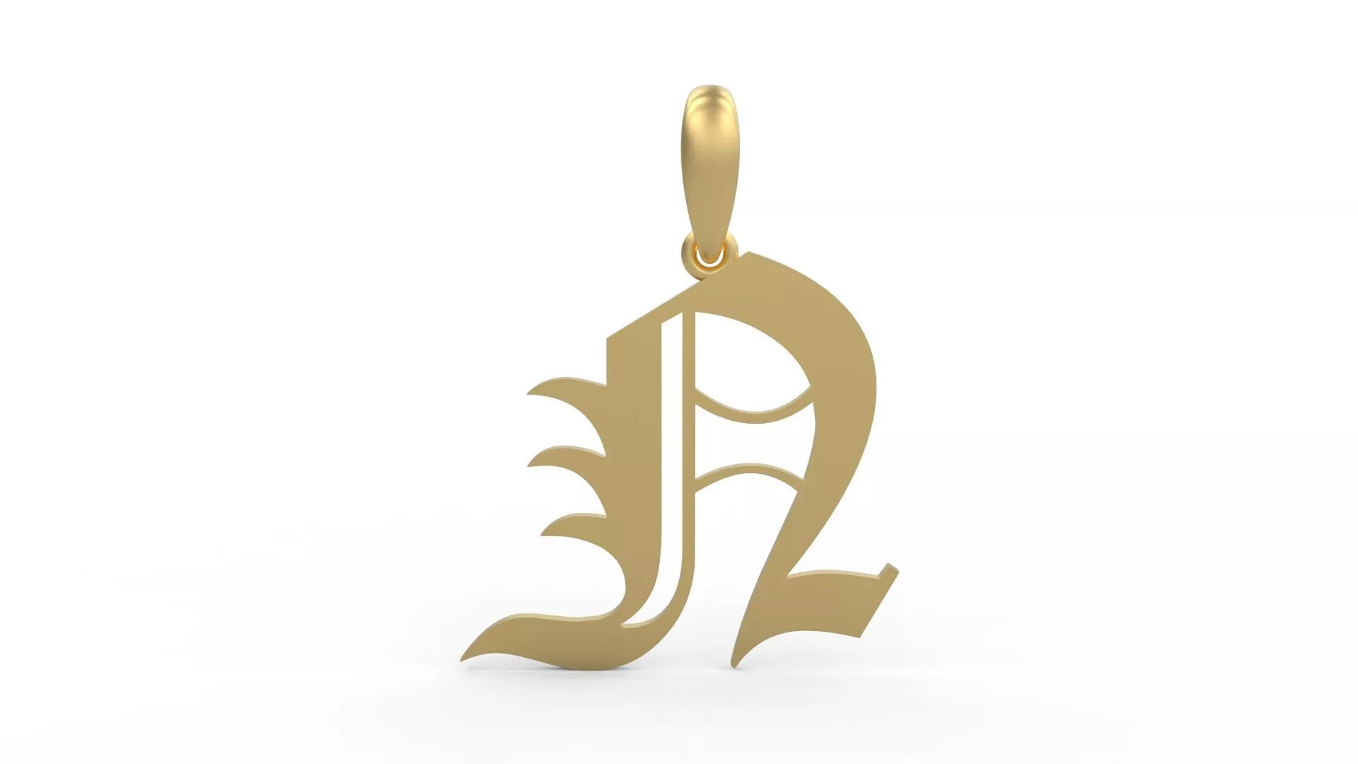 Initial Letters Pendant Old London N 3D print model