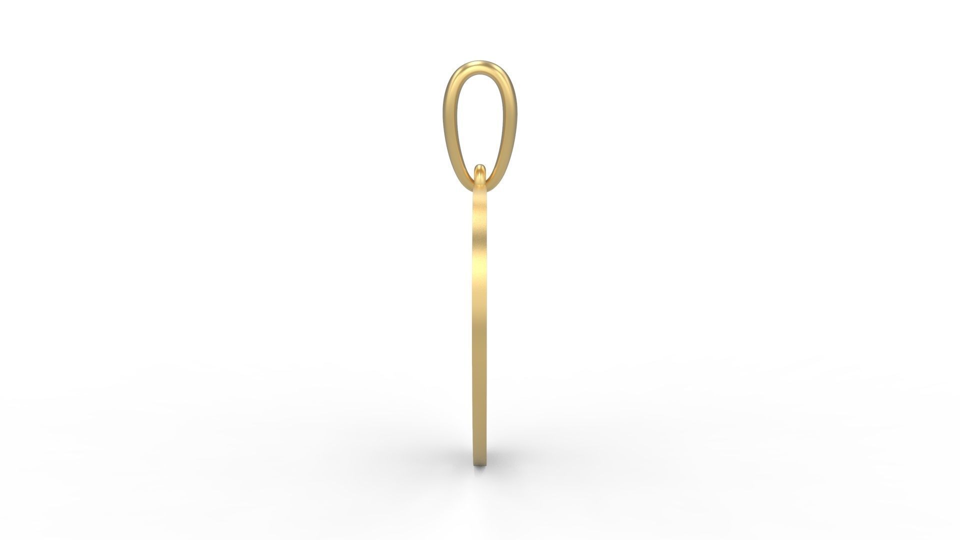 Initial Letters Pendant Old London O 3D print model_2