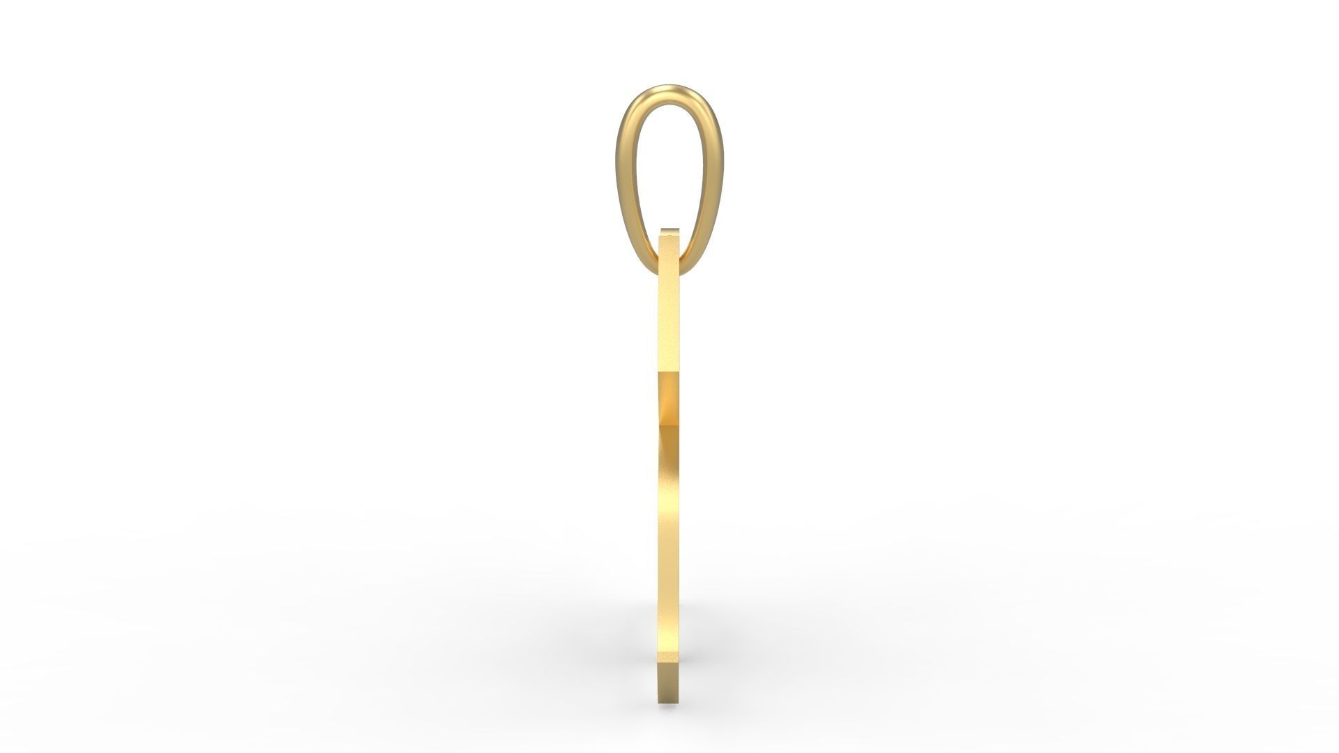 Initial Letters Pendant Old London R 3D print model_2