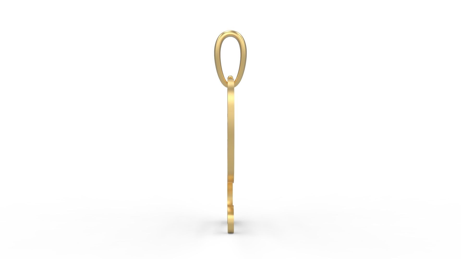 Initial Letters Pendant Old London Y 3D print model_2