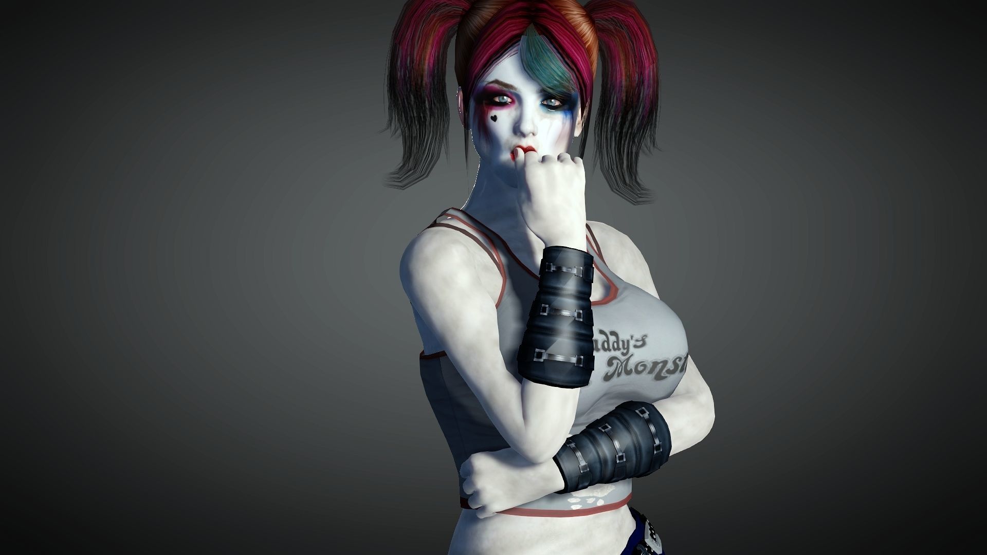 Harley Quinn from Batman 3D Model Low-poly 3D model_3