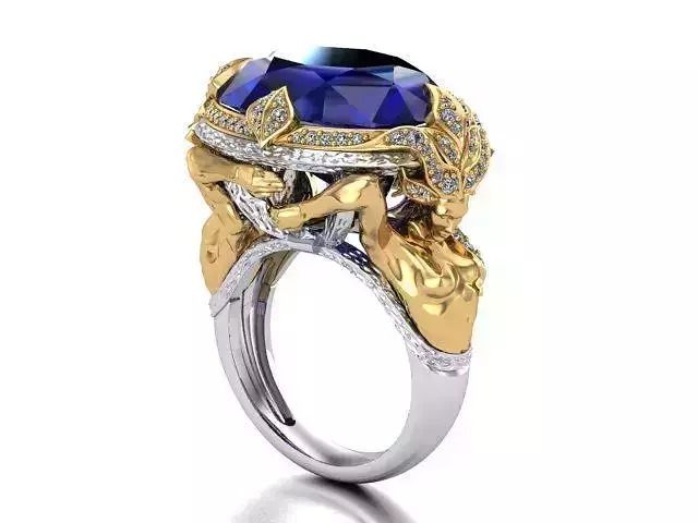 Magerit Style Design Ring Man and Women  3D print model