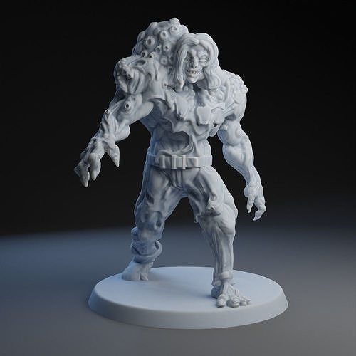 Undead Pirate Miniature Set 3D print model