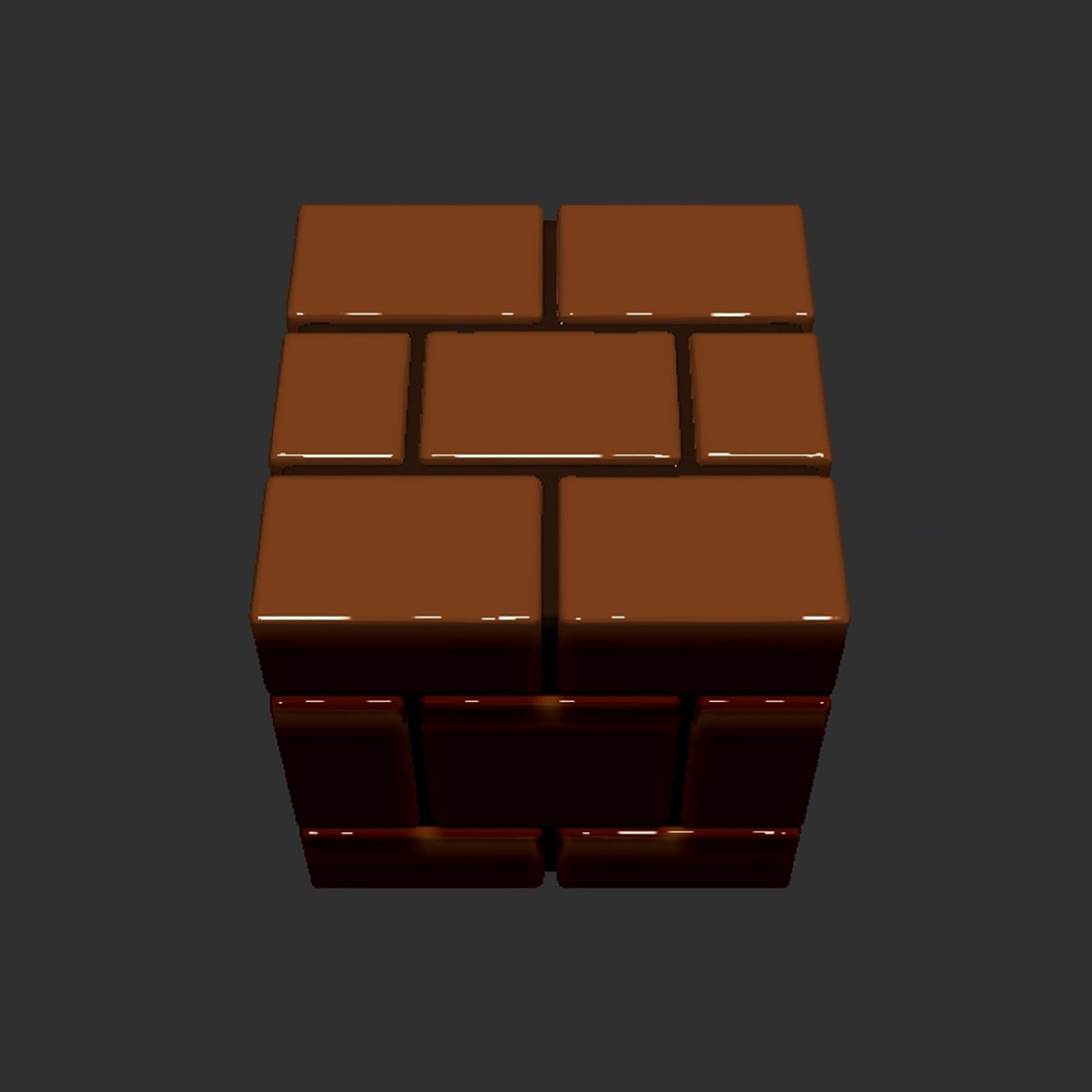 Mario Brick Block 3D print model_12