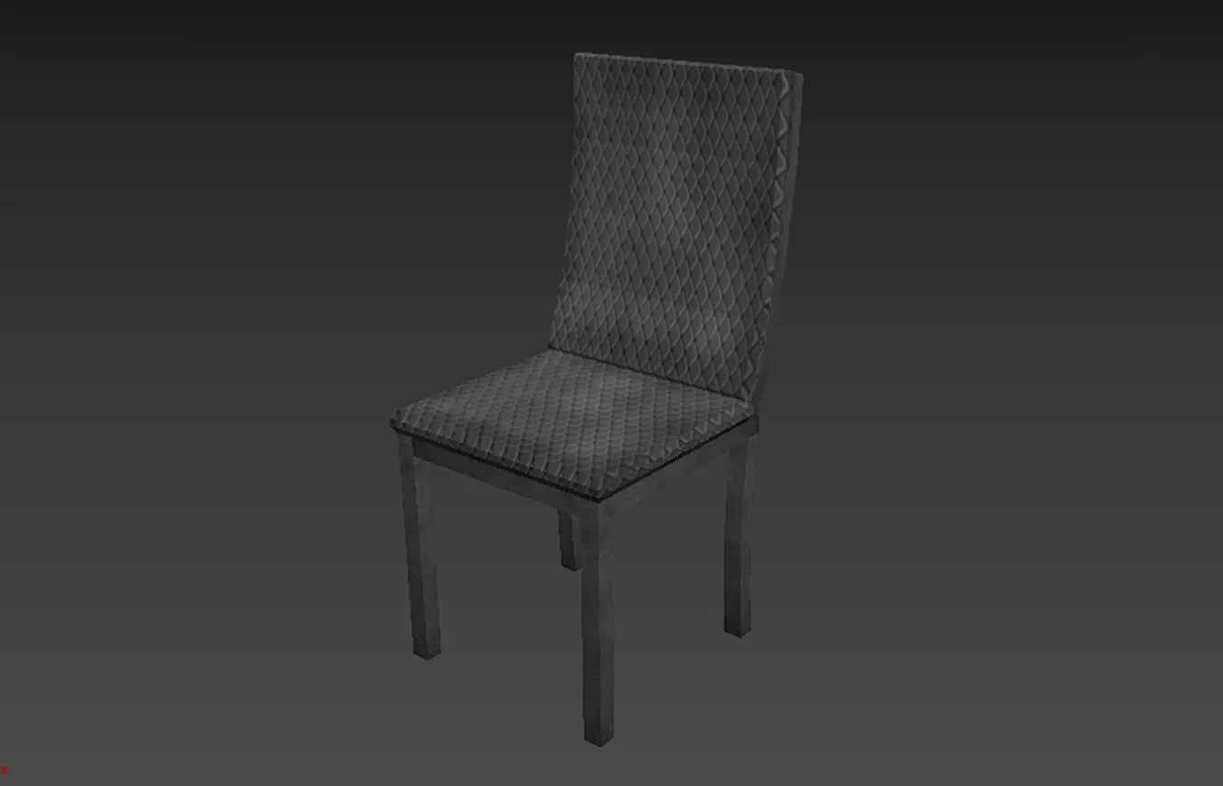 Metal Chair - Game Ready Free low-poly 3D model
