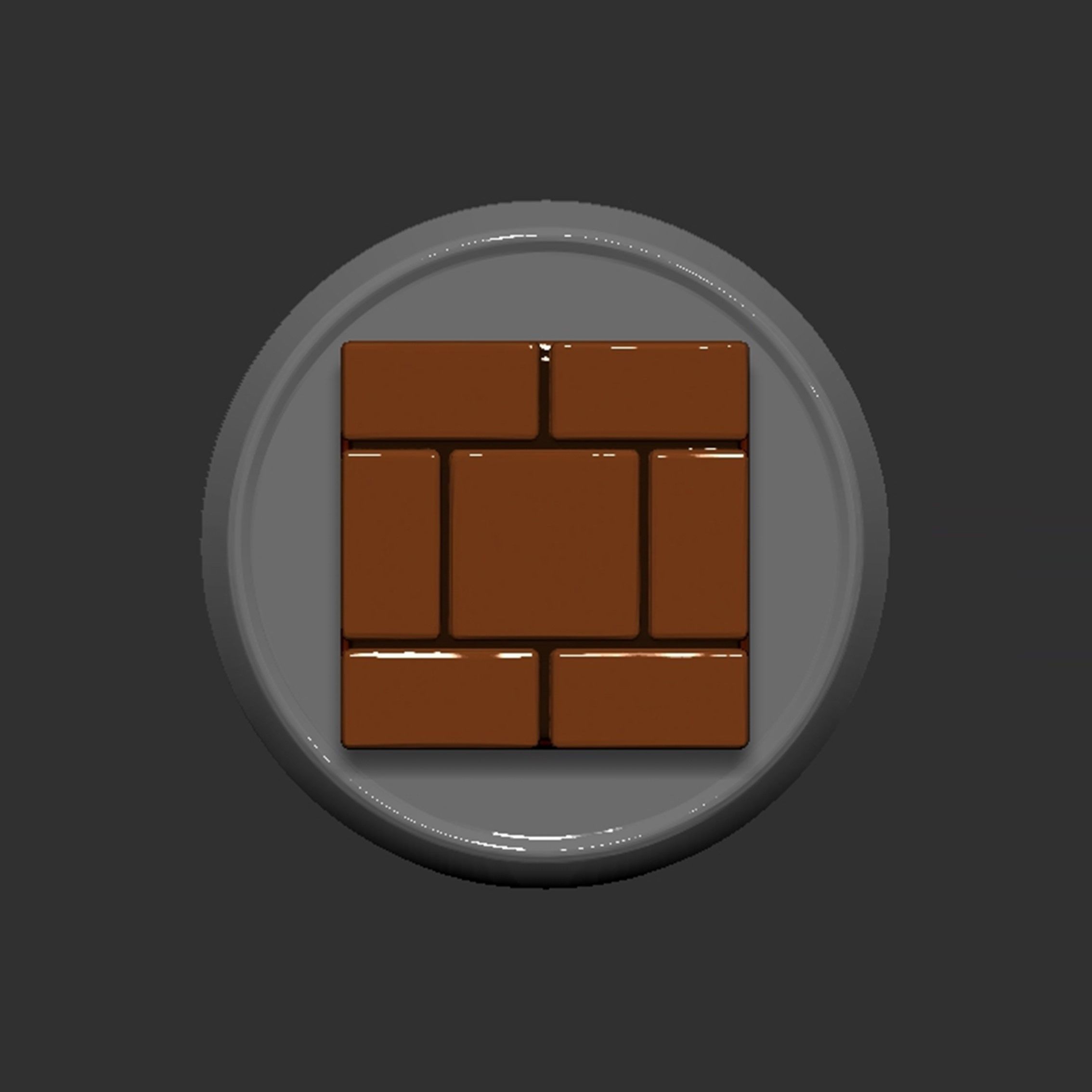 Mario Brick Block Based 3D print model_12