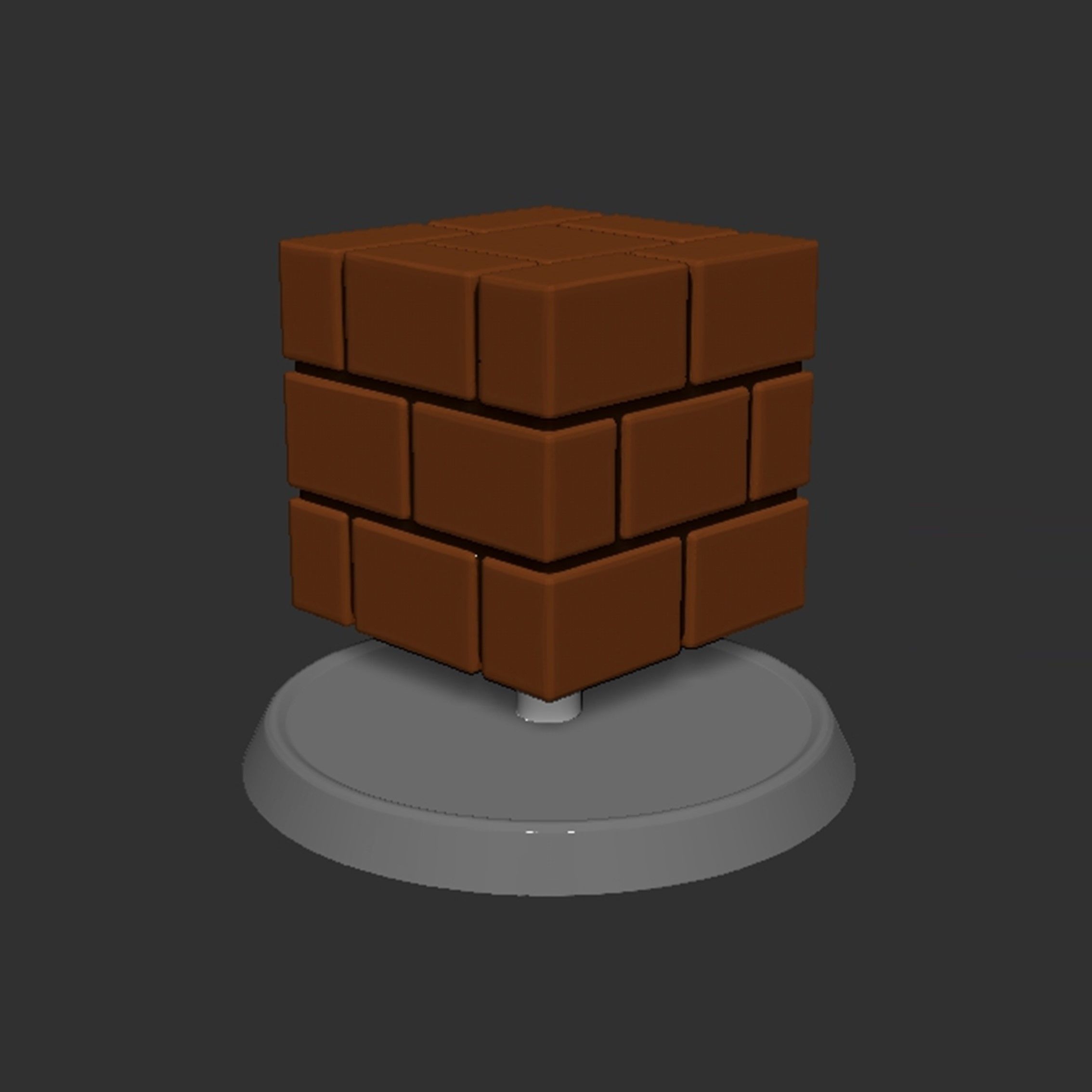Mario Brick Block Based 3D print model_6