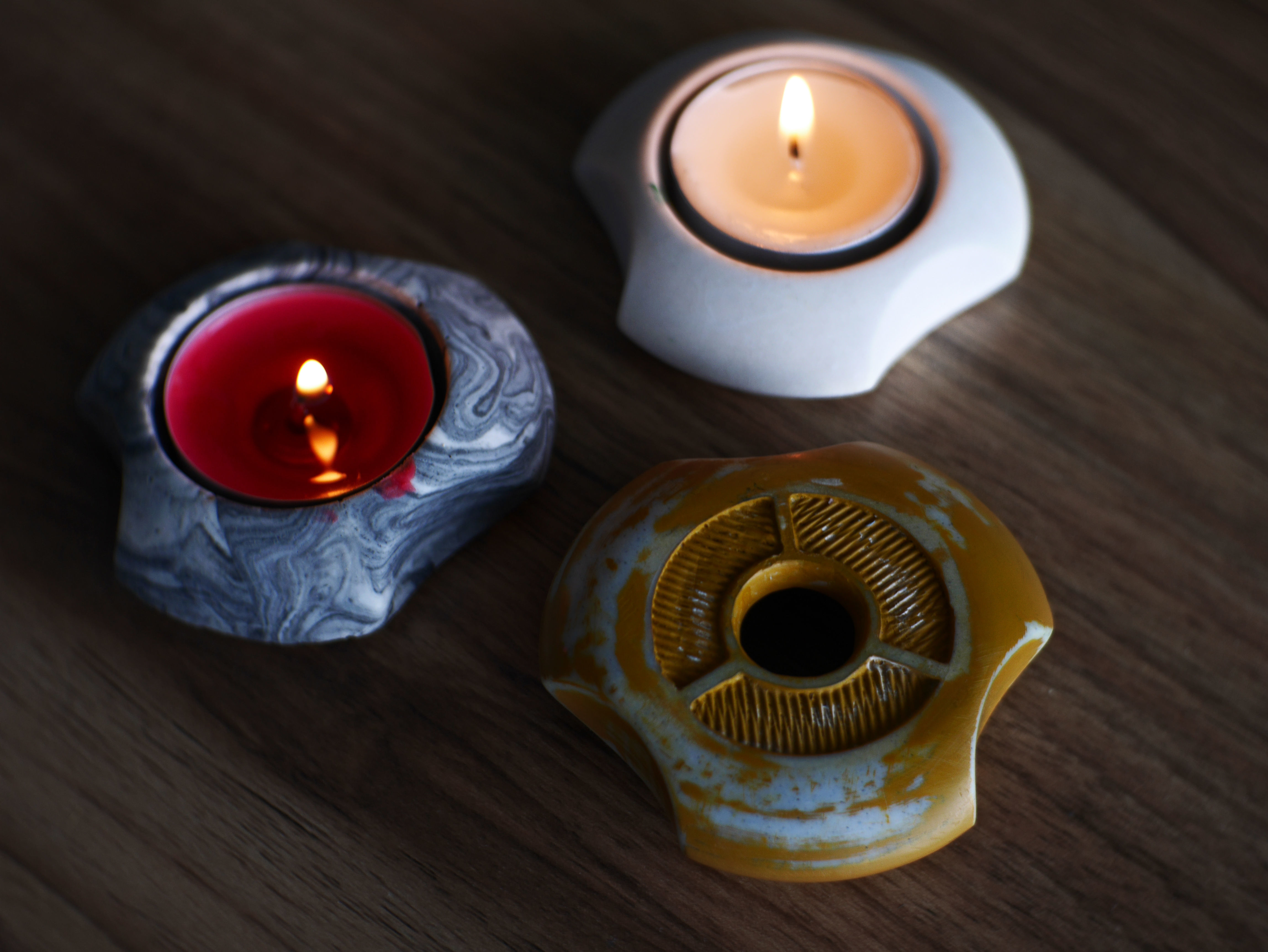 Symmetrical Tealight Holder 3D print model_1
