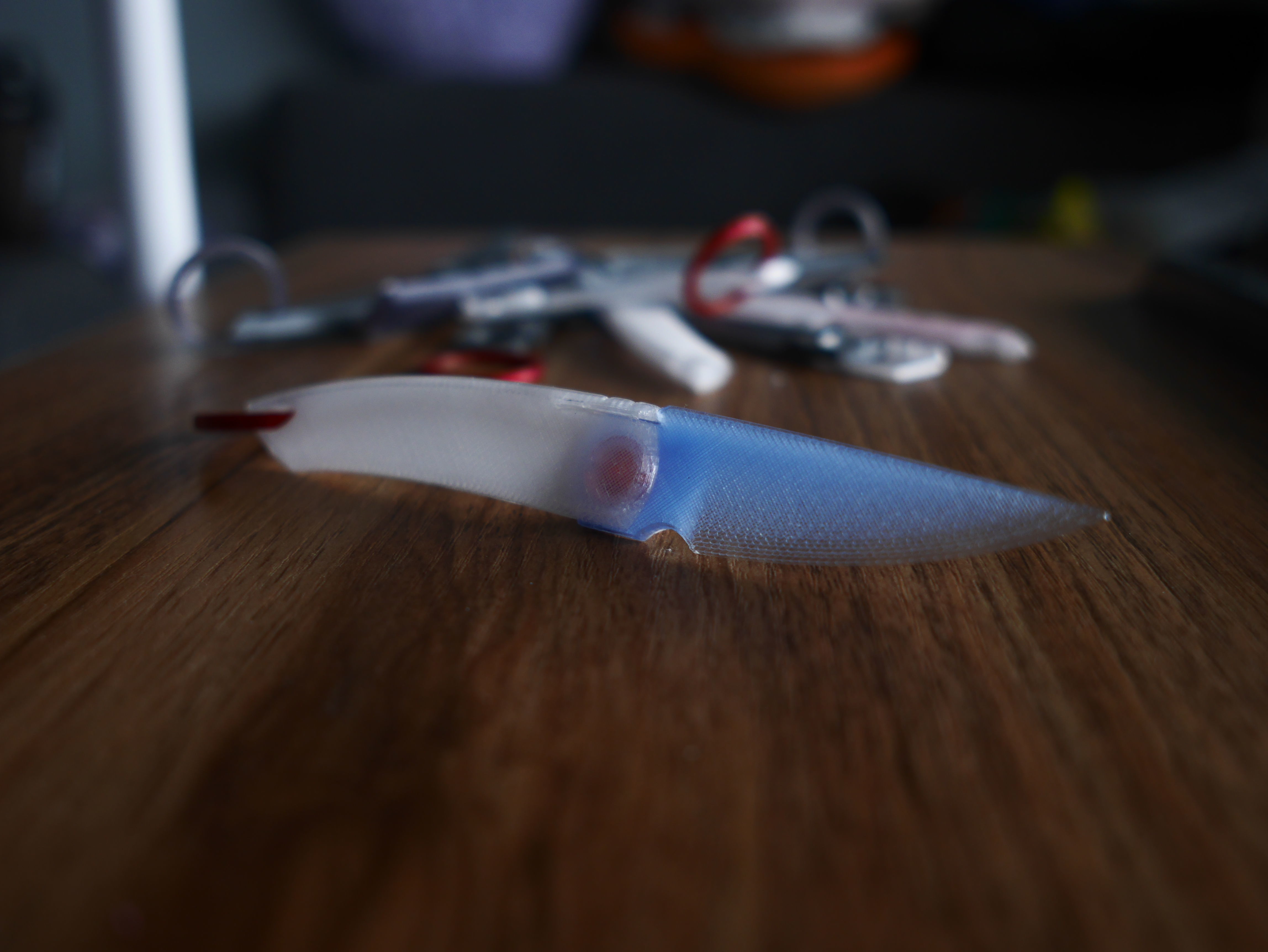 Pocket knife 3D print model_3