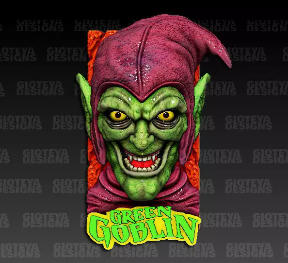 Green Goblin Magnet 3D model_0