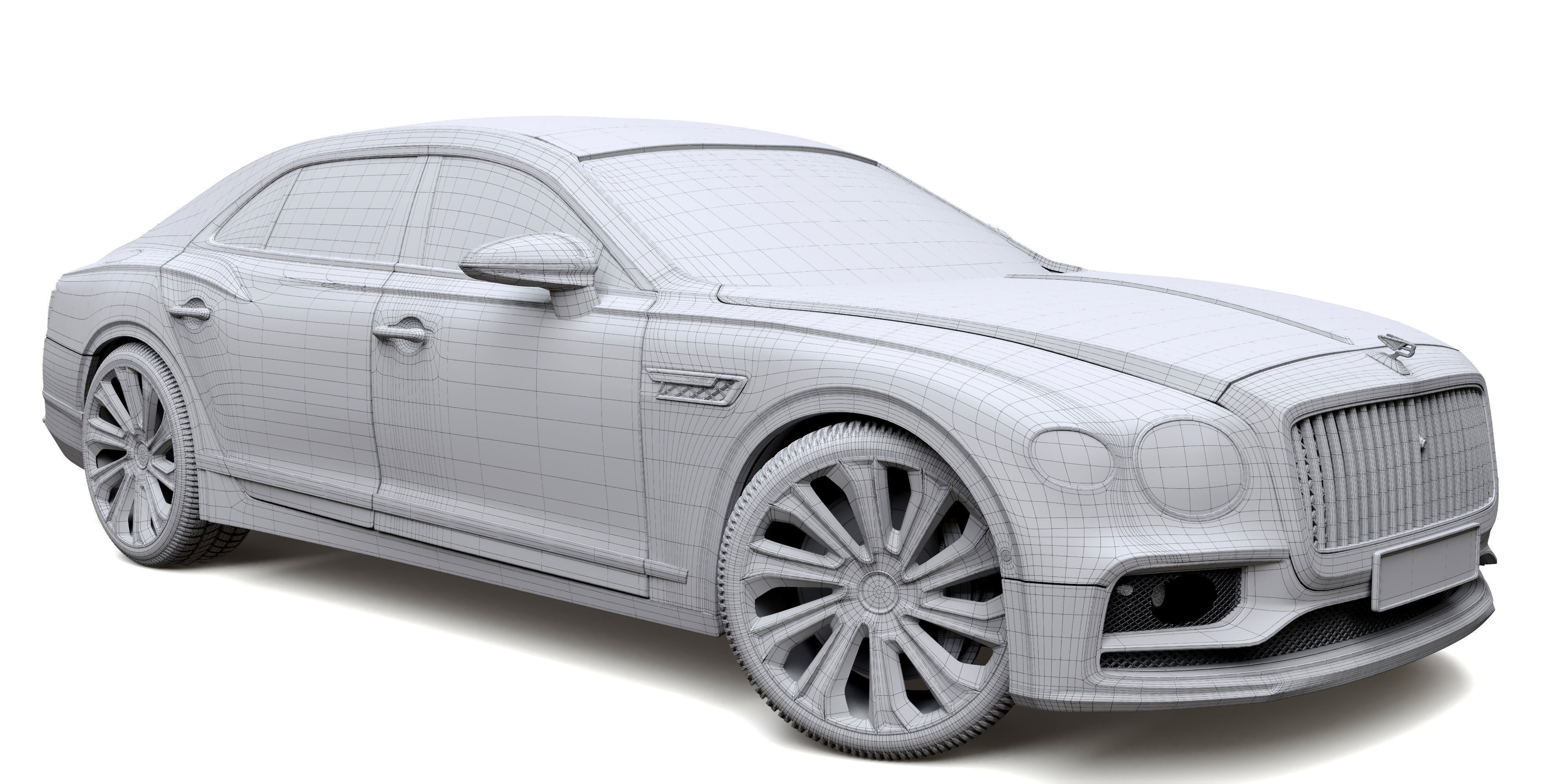 Bentley Flying Spur Mulliner 2022 3D model_15