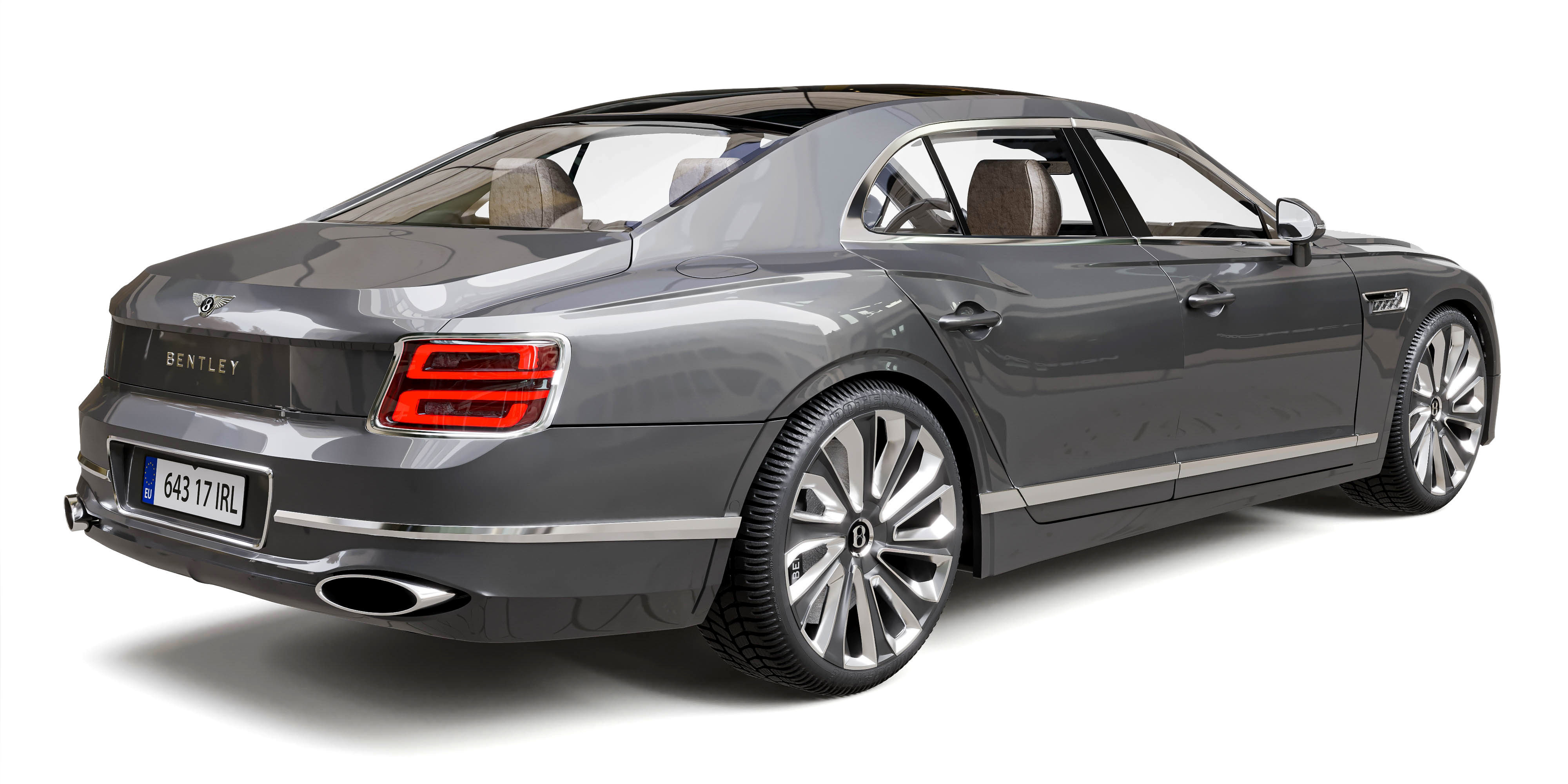 Bentley Flying Spur Mulliner 2022 3D model_5