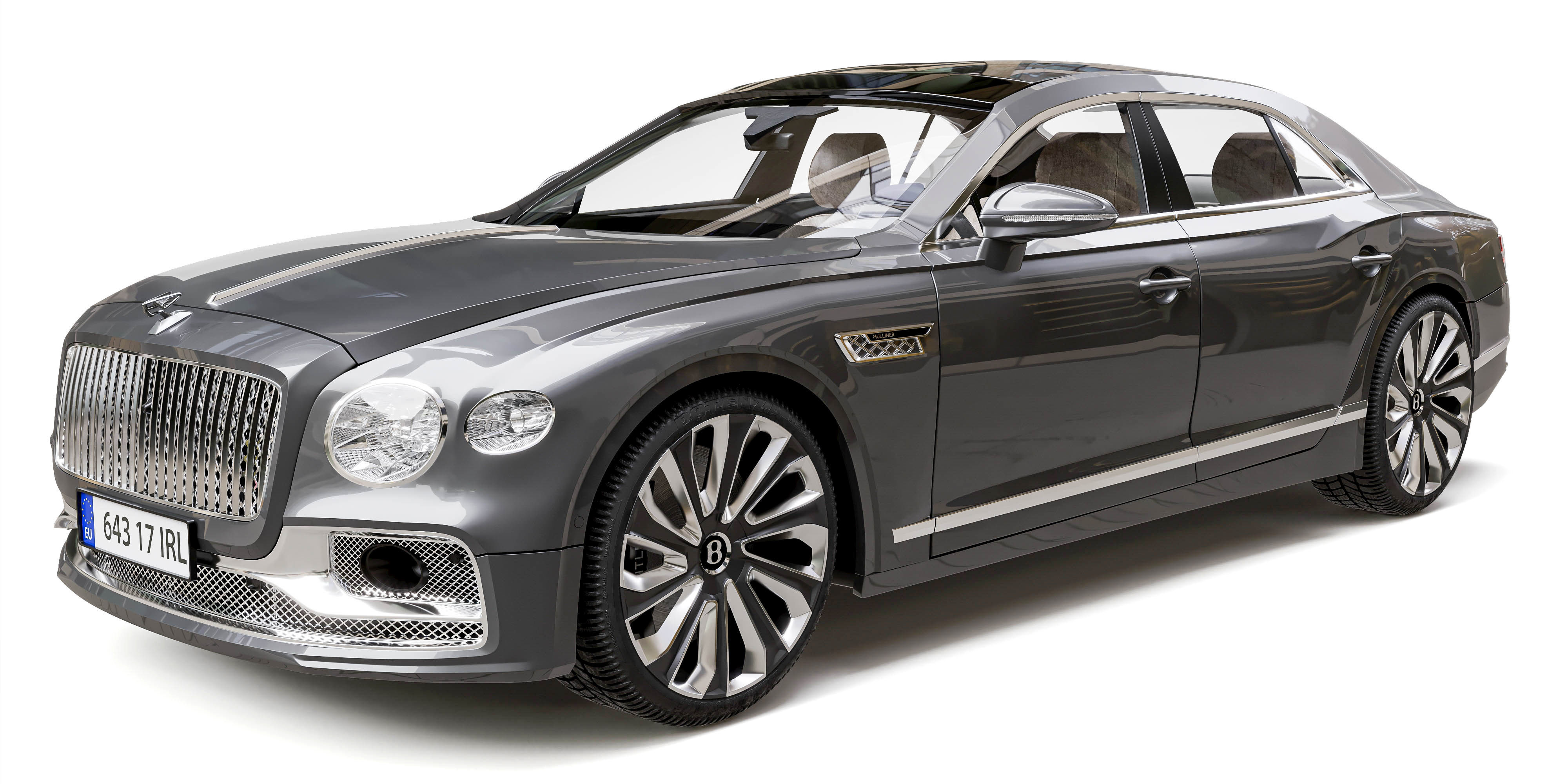 Bentley Flying Spur Mulliner 2022 3D model_4