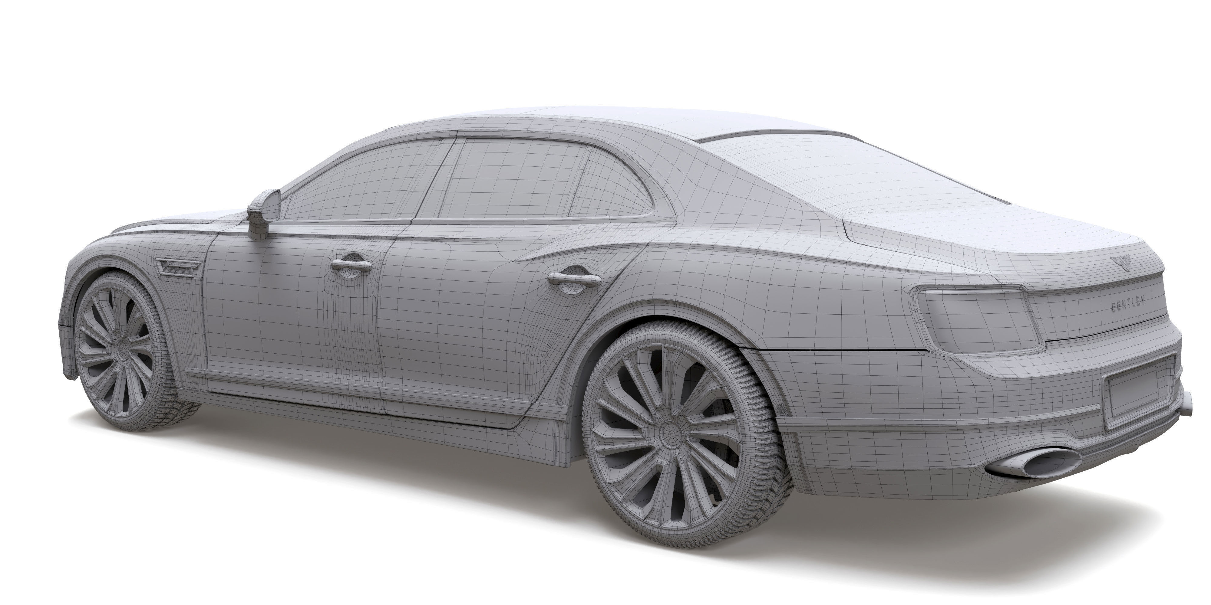 Bentley Flying Spur Mulliner 2022 3D model_16