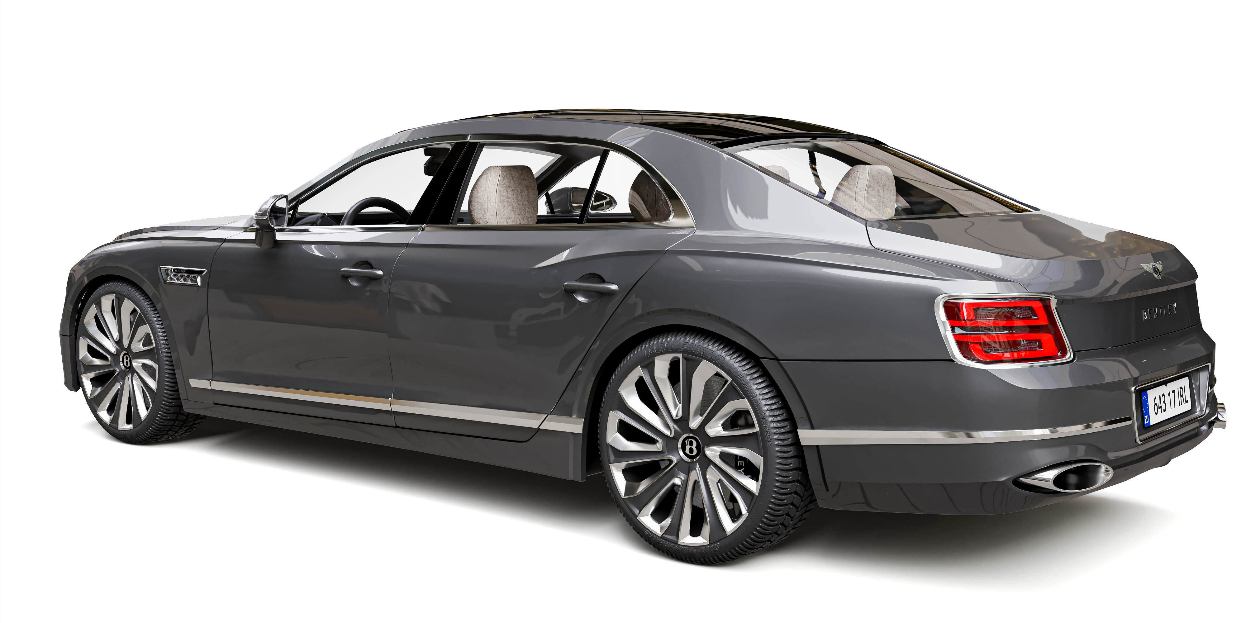 Bentley Flying Spur Mulliner 2022 3D model_3