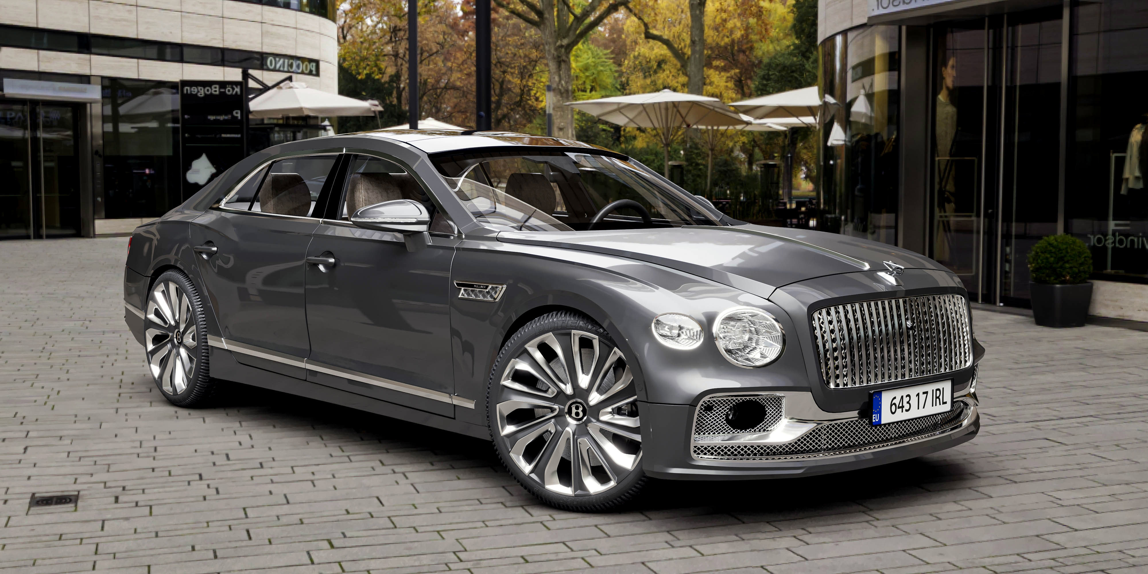 Bentley Flying Spur Mulliner 2022 3D model_1