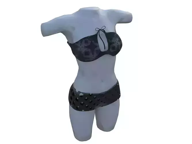 Sexy Womens Bikini Top and Skirt