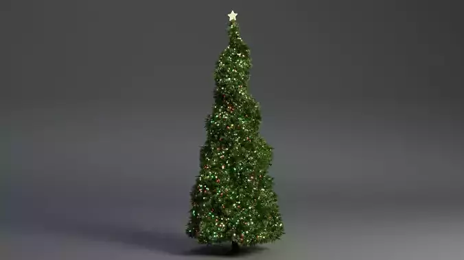 Procedural Christmas Tree With Controls