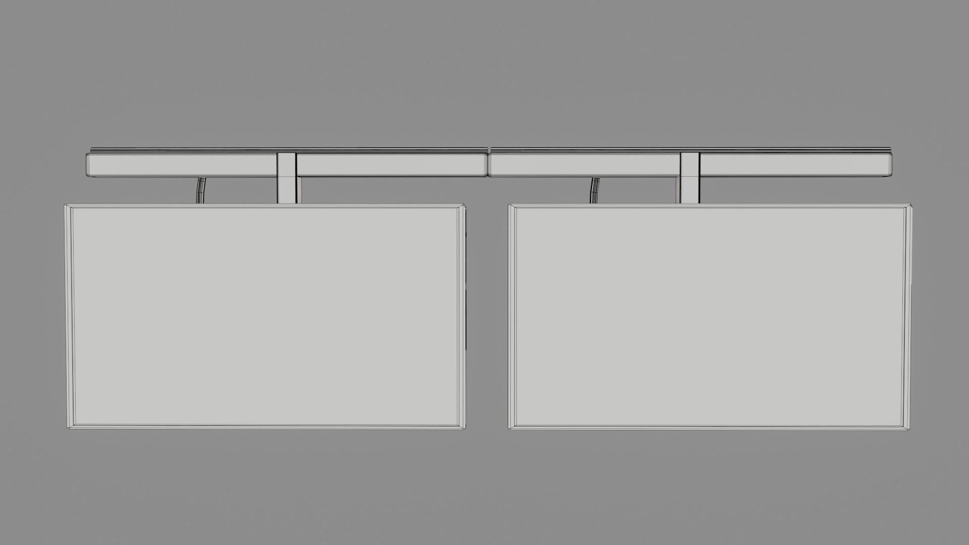 Sci-Fi Monitors - Low poly - Game Ready - PBR Low-poly 3D model_10