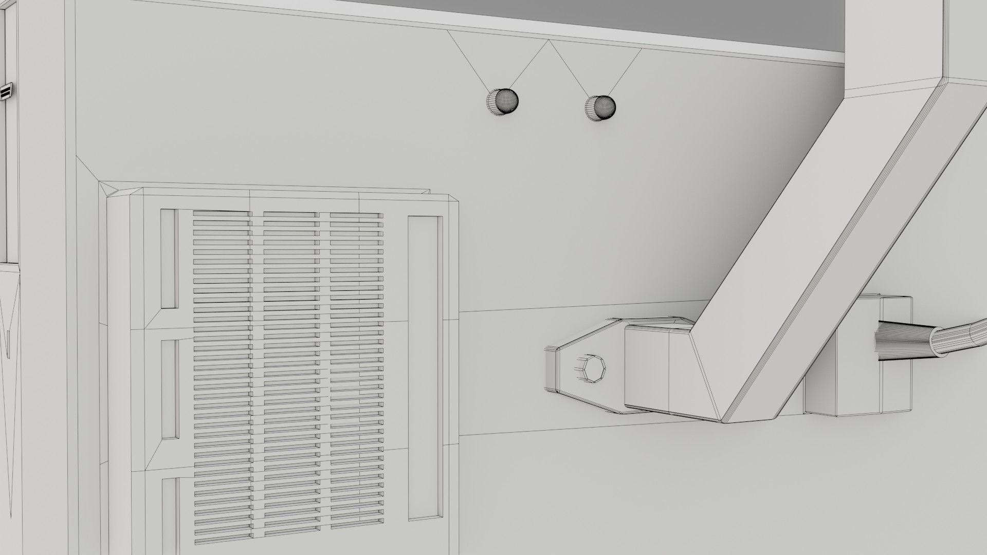 Sci-Fi Monitors - Low poly - Game Ready - PBR Low-poly 3D model_15