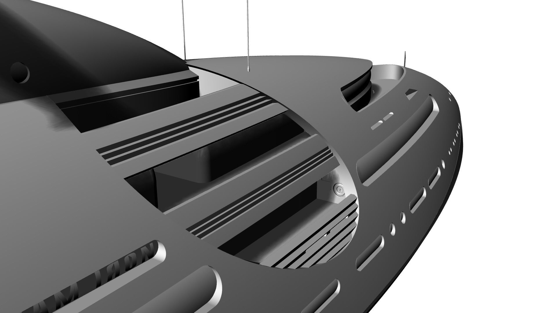 100 Meter Mega Yacht 3D model_10