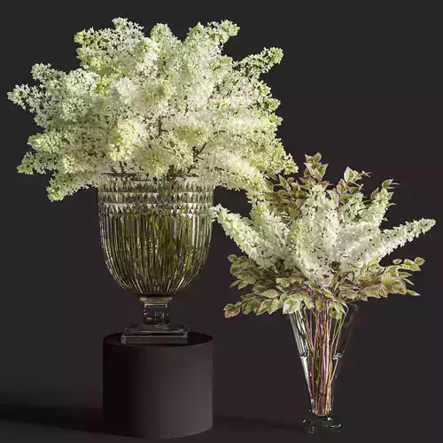Flower Set 016 Lilac 3D model
