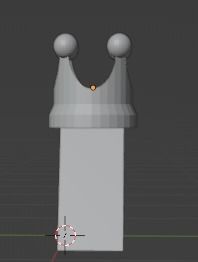 A Initial with Crown Pendant 3D print model_4